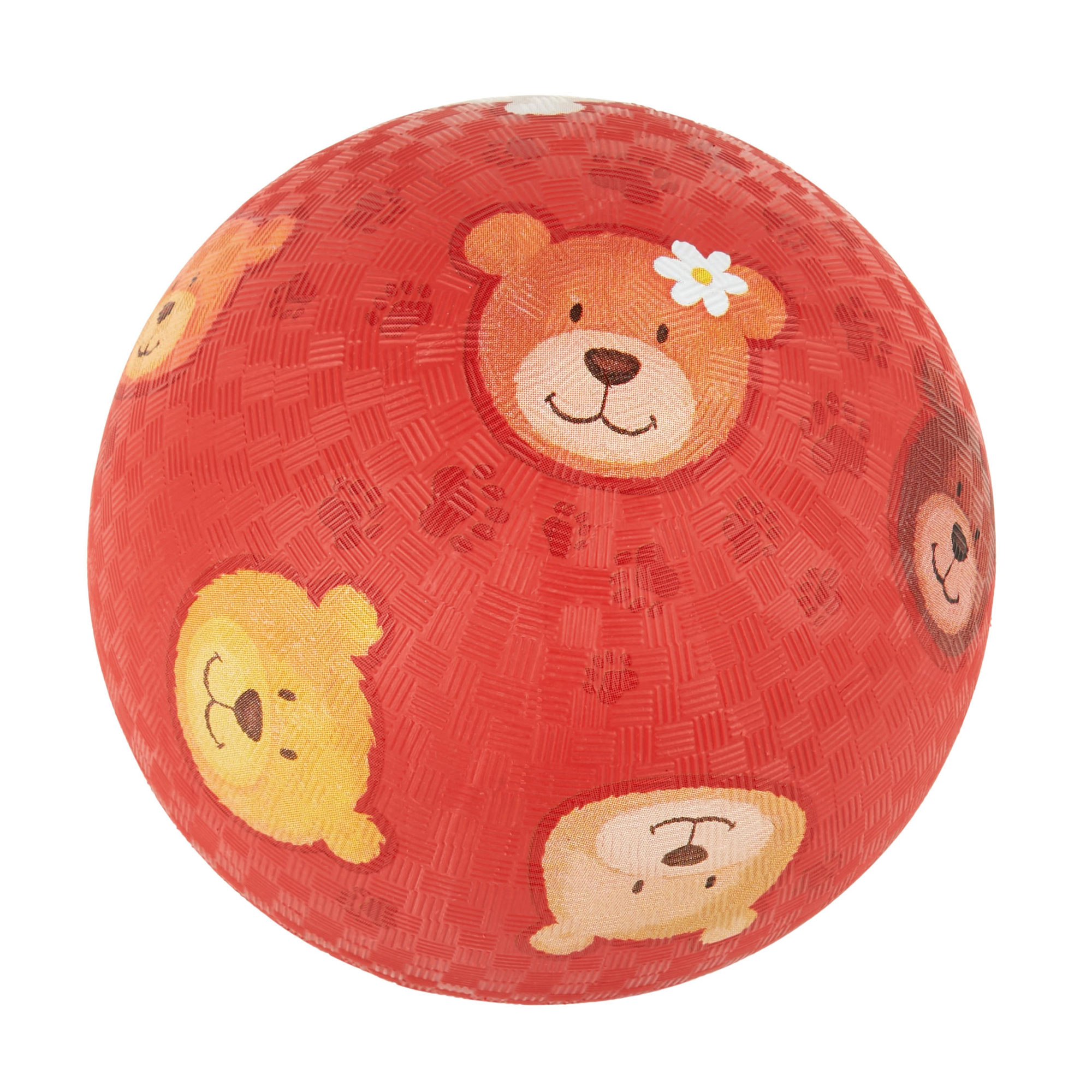 Rubber ball teddy bears, red