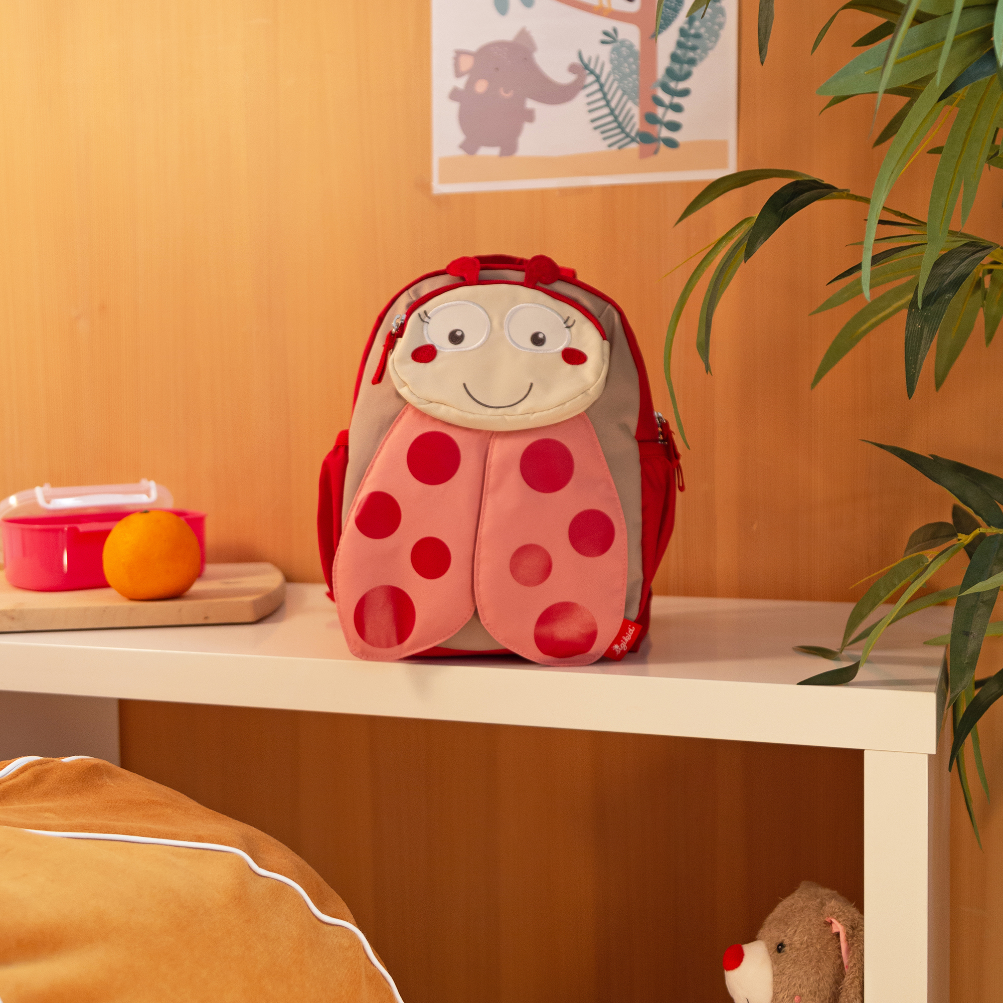 Children's backpack lady bird