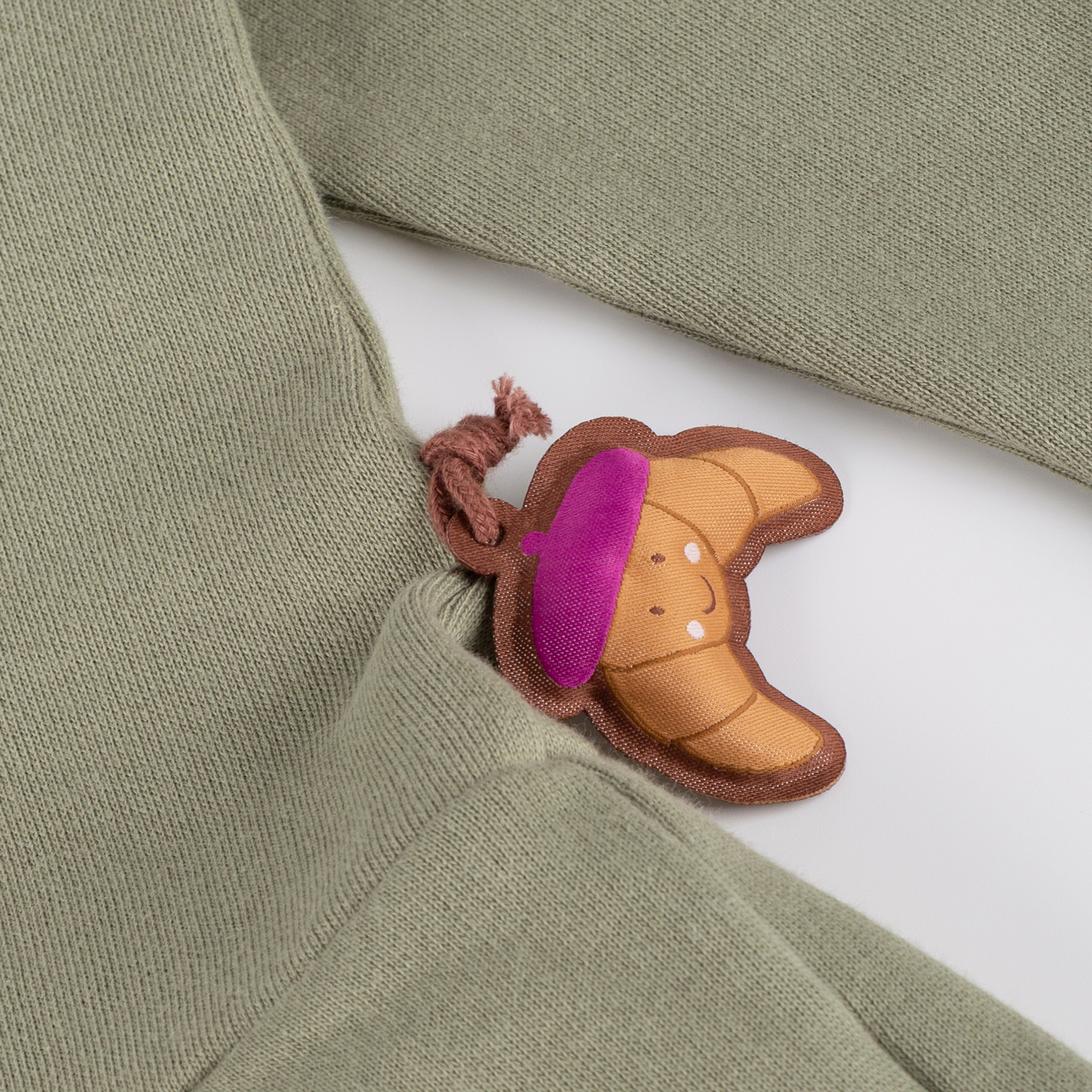Kinder Hoody Sweatkleid mit Faltenrock, Petit Croissant