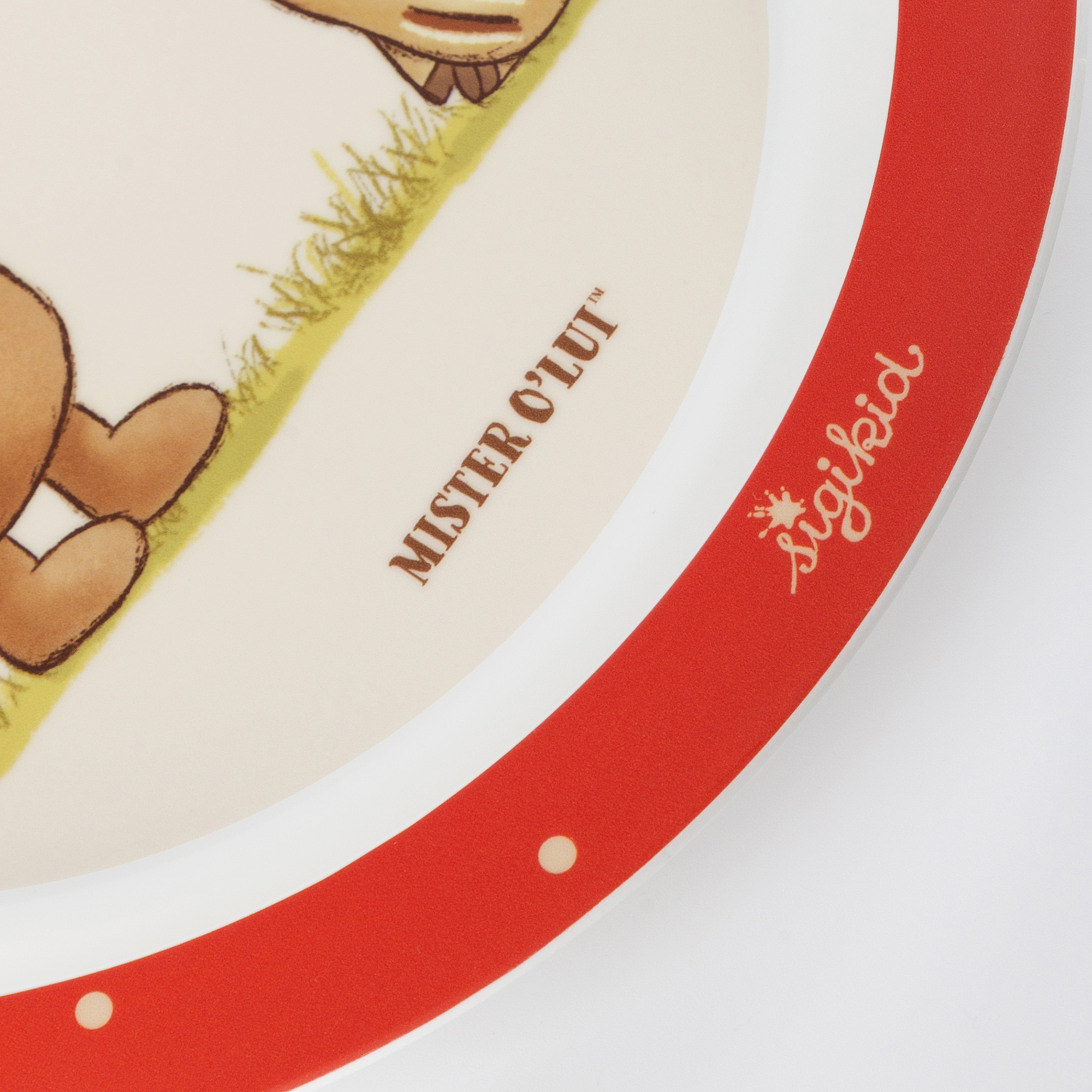 Kinder Teller Mister O'Lui Biberbär, rPET Kinder Teller Mister O'Lui Biberbär, rPET