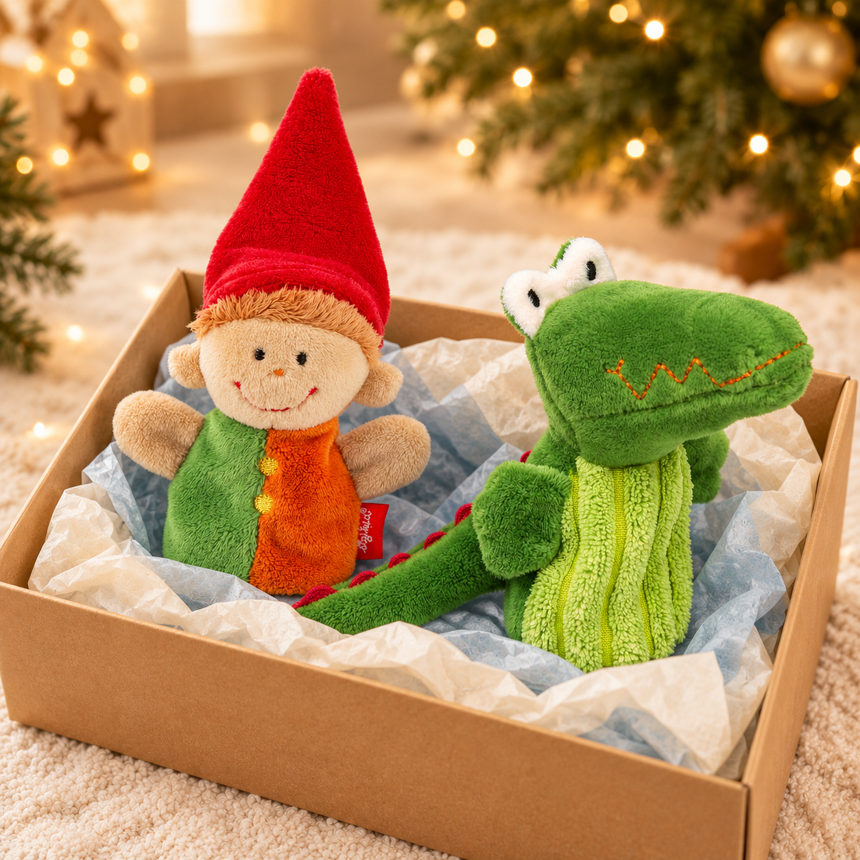 Geschenkset Fingerpuppen Kasper & Drache
