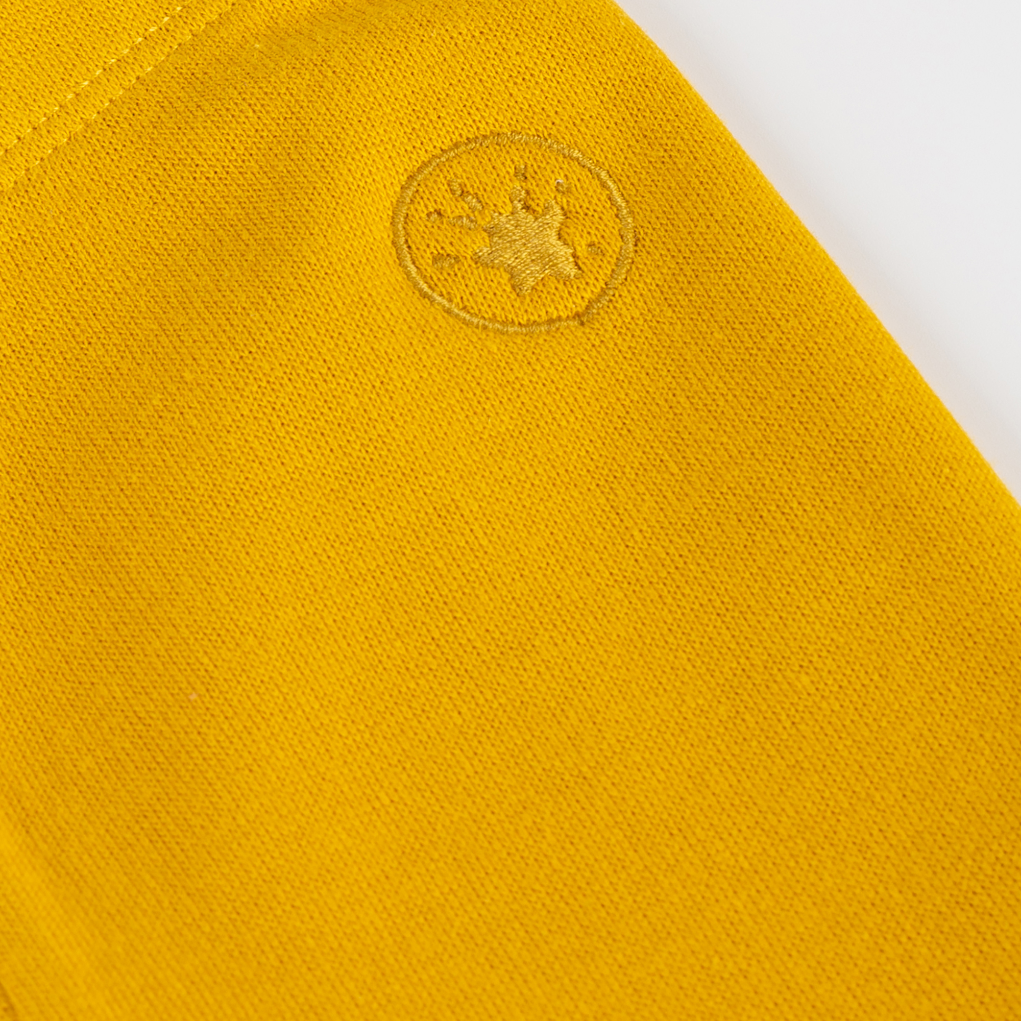 Baby Leggings Schneehase mit Kräuselsaum, gelb
