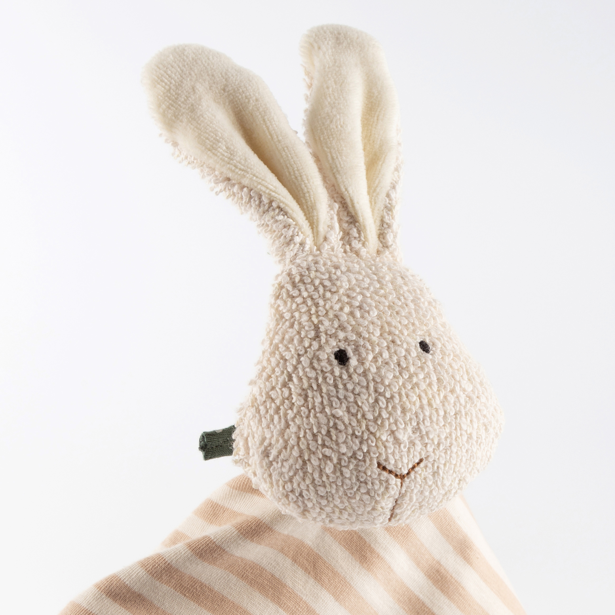 Baby comforter blankie bunny, écru