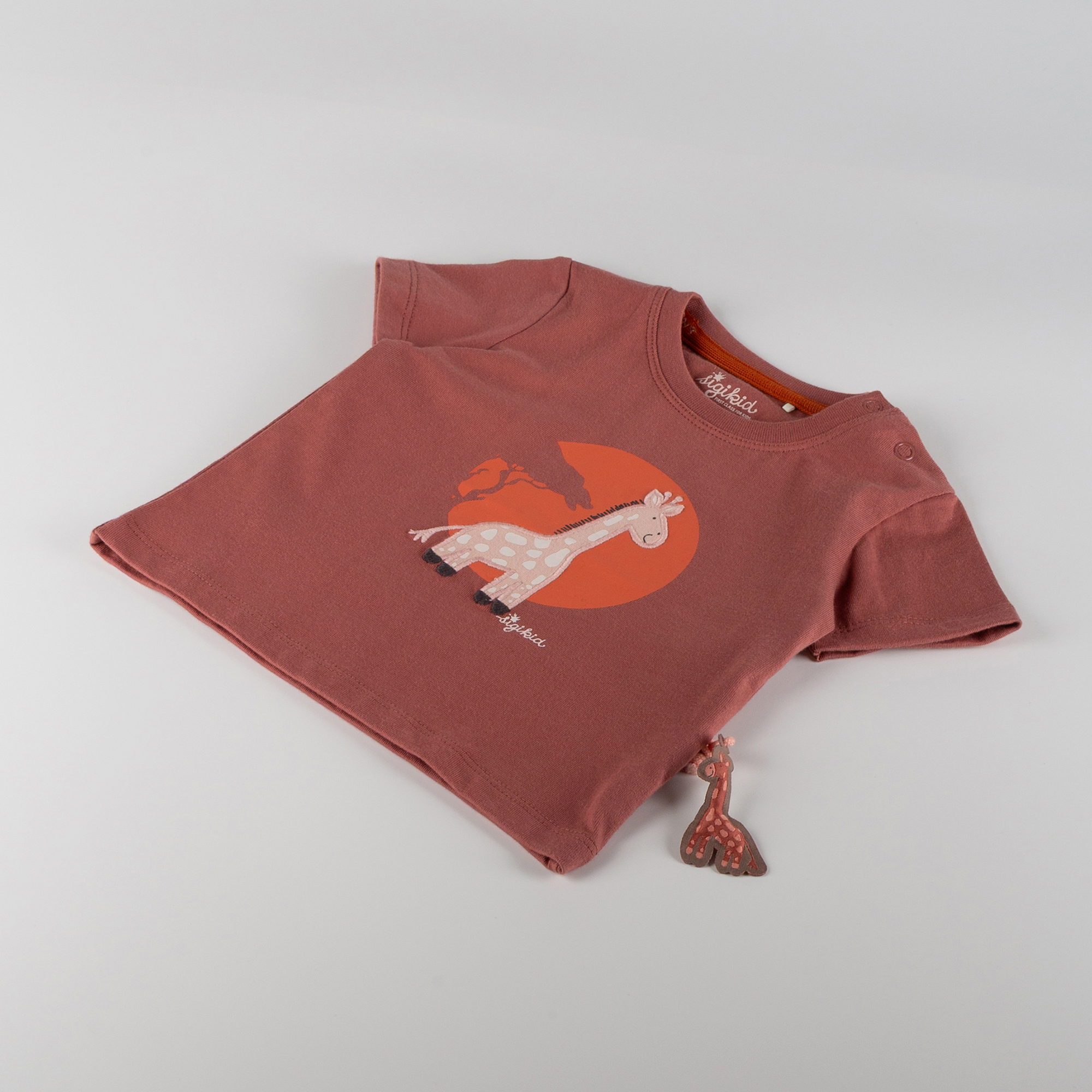 Baby T-shirt Giraffe, Savanne