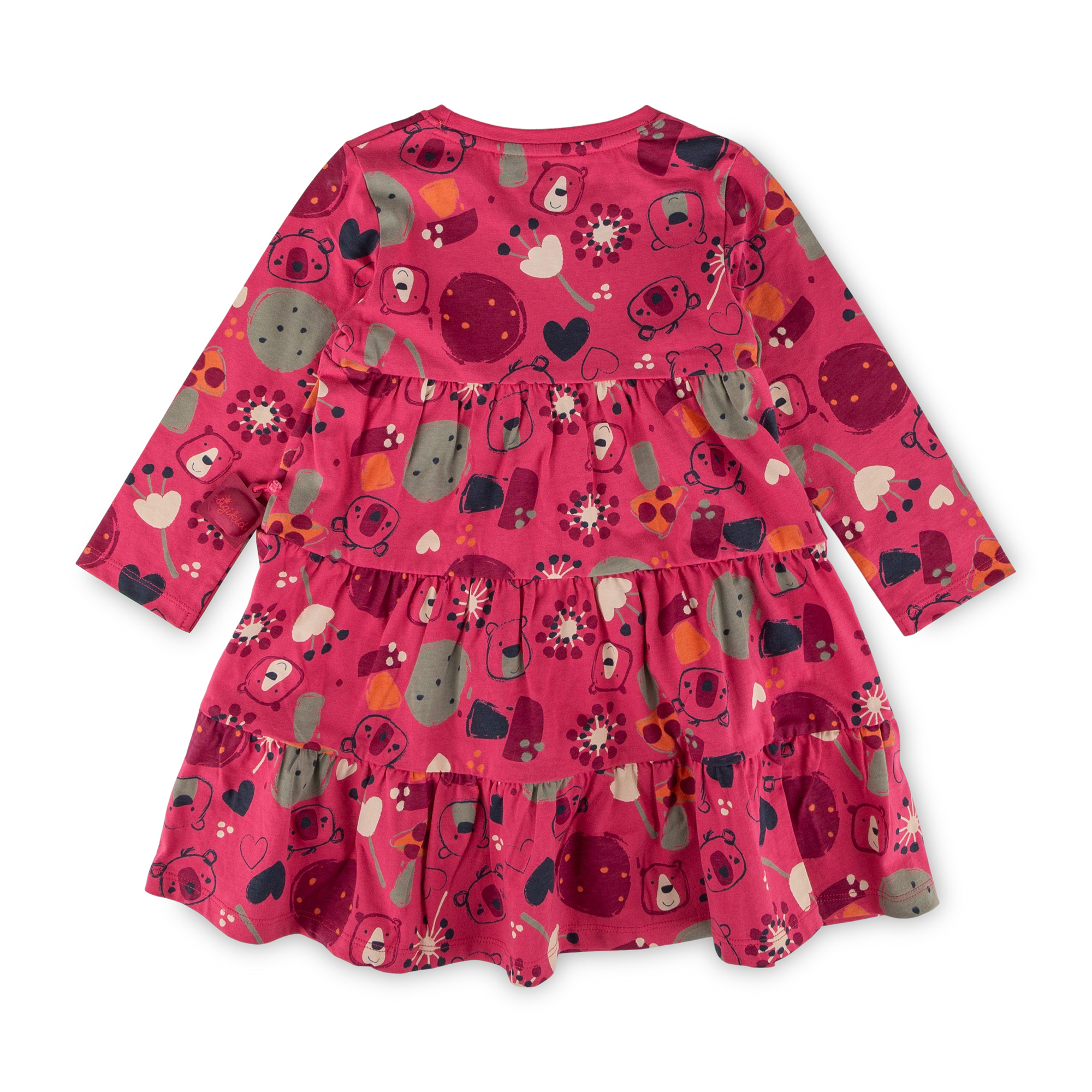 Girls' tiered long sleeve dress Fancy Forest Girls' tiered long sleeve dress Fancy Forest