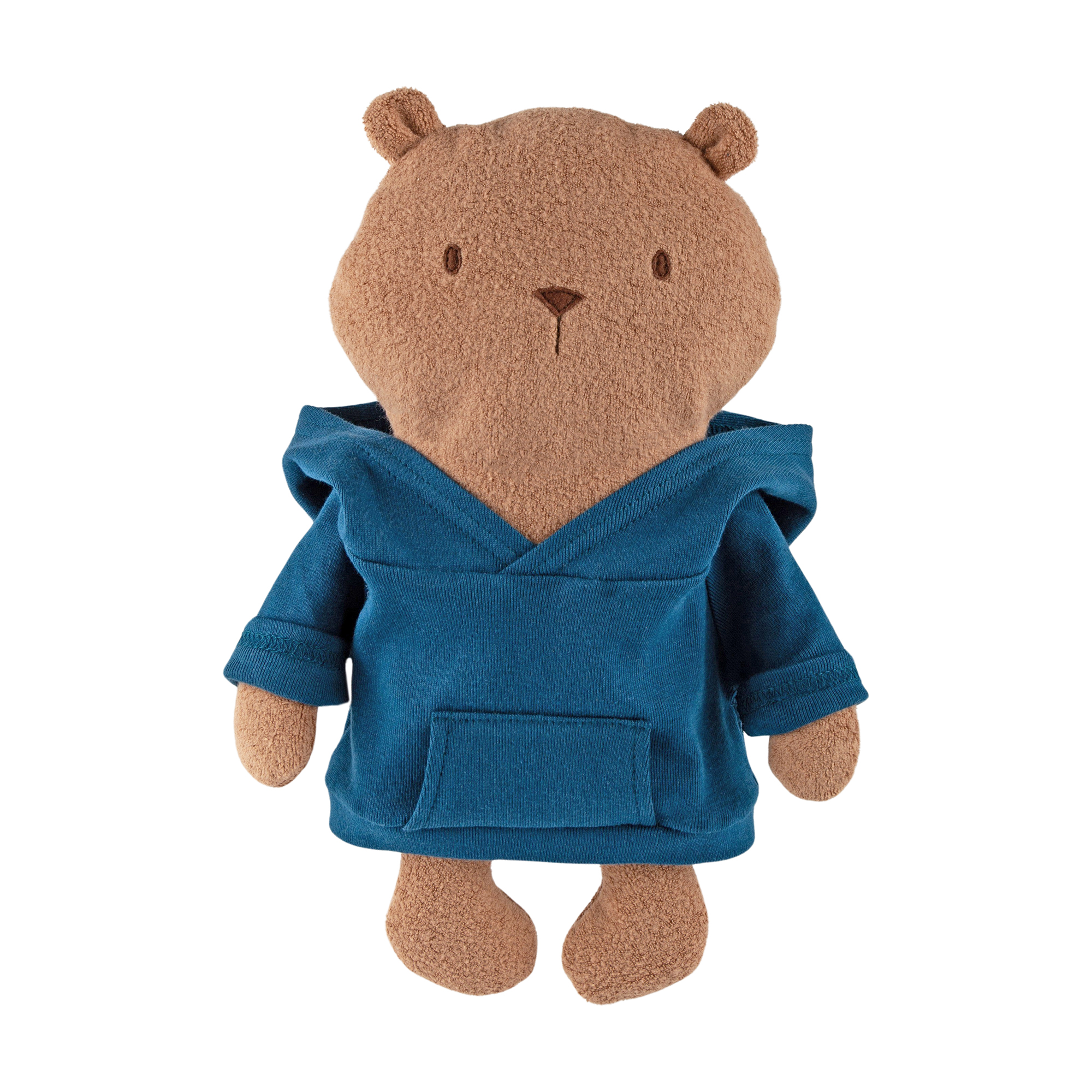 Kuschel Biberbär Mister O'Lui, blauer Hoody