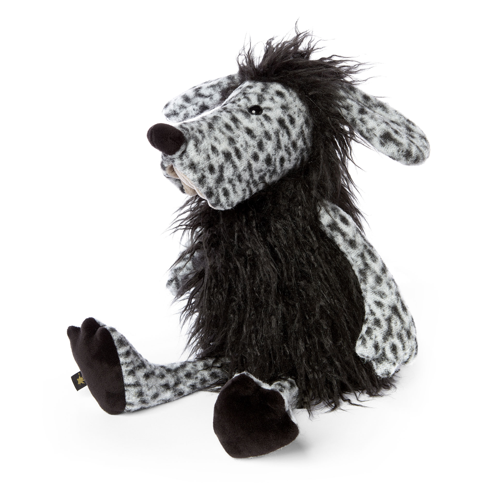 Plush toy dog Mad Sad, Beasts collection