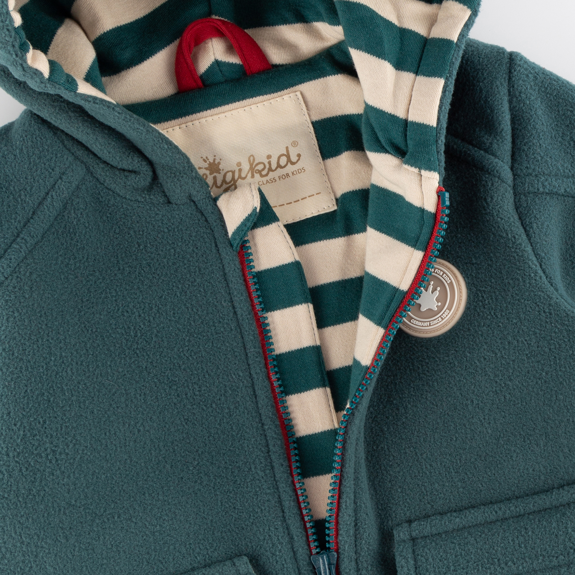 Baby pixie hood fleece jacket, Dino World Baby pixie hood fleece jacket, Dino World