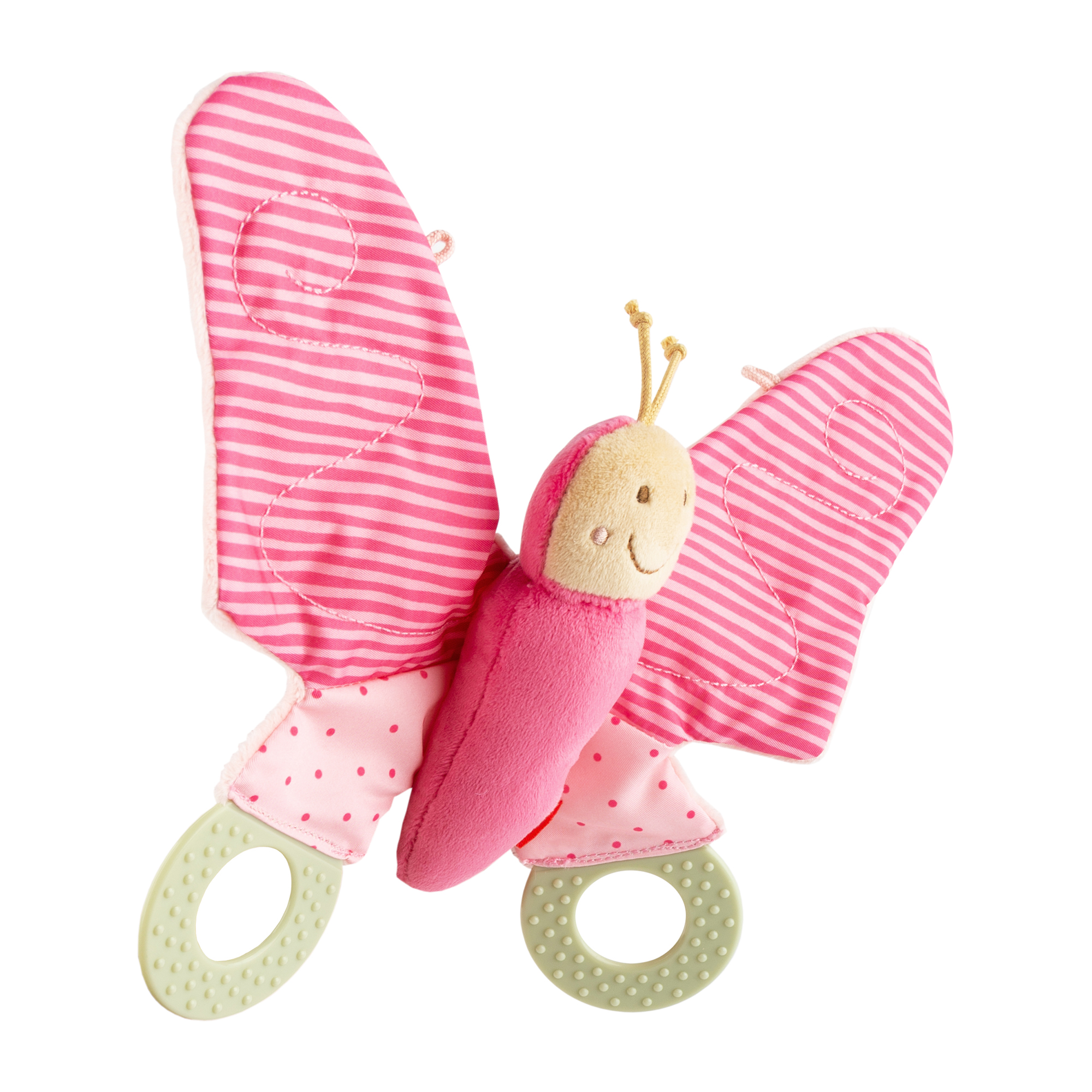 Baby Knister Schmetterling klein, pink