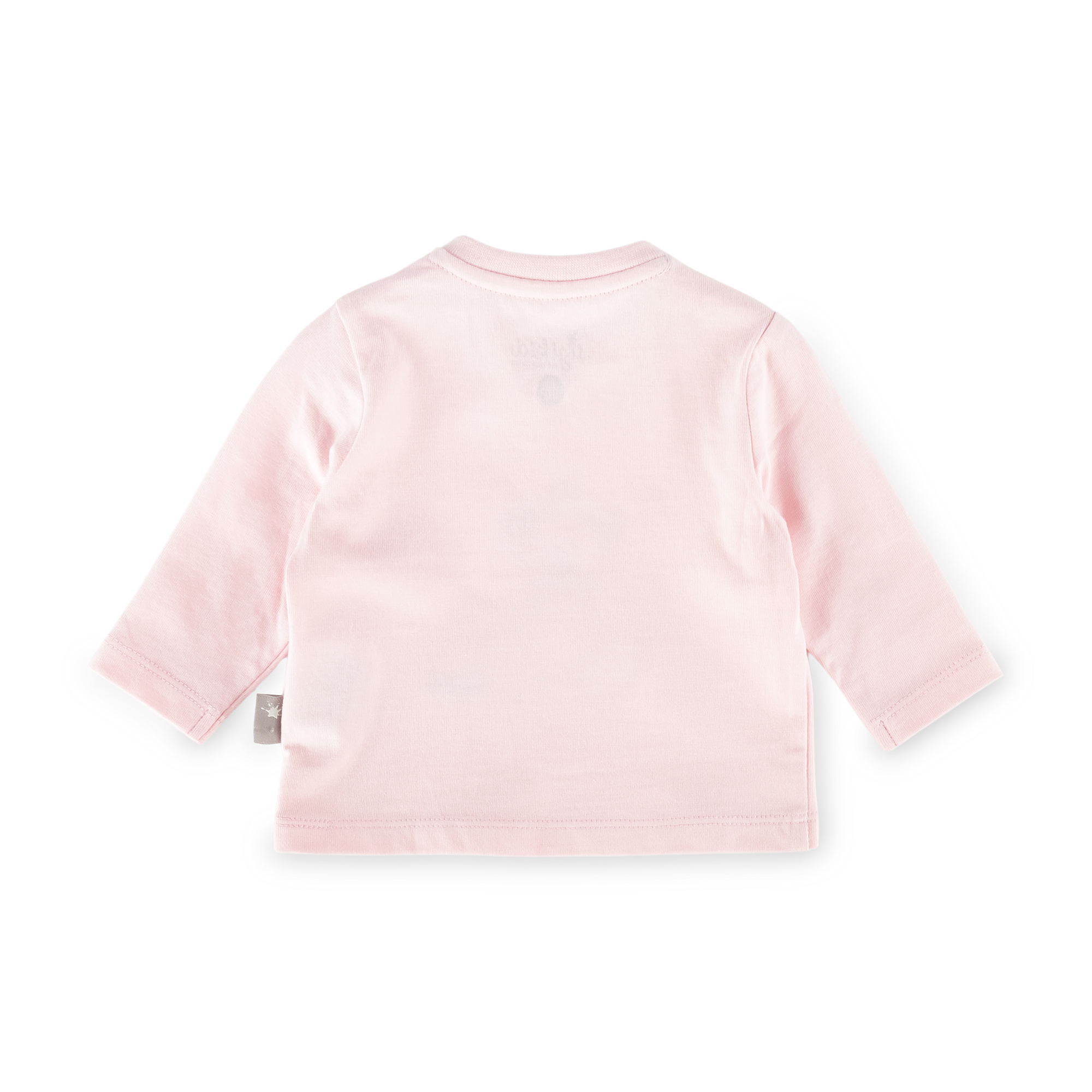 Baby Langarmshirt Krönchen Bär, rosa