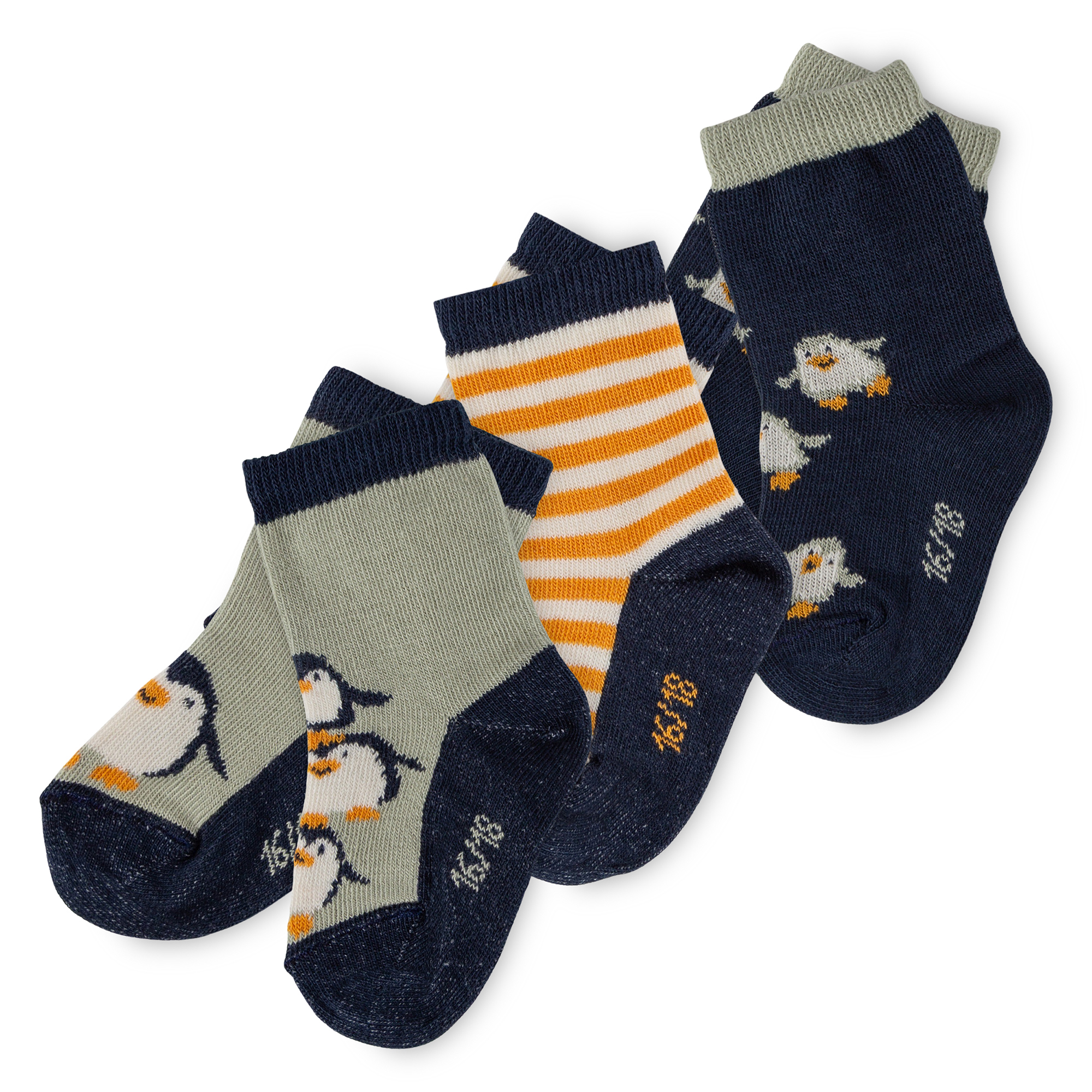Baby 3er Sockenset Pinguin Polar Friends