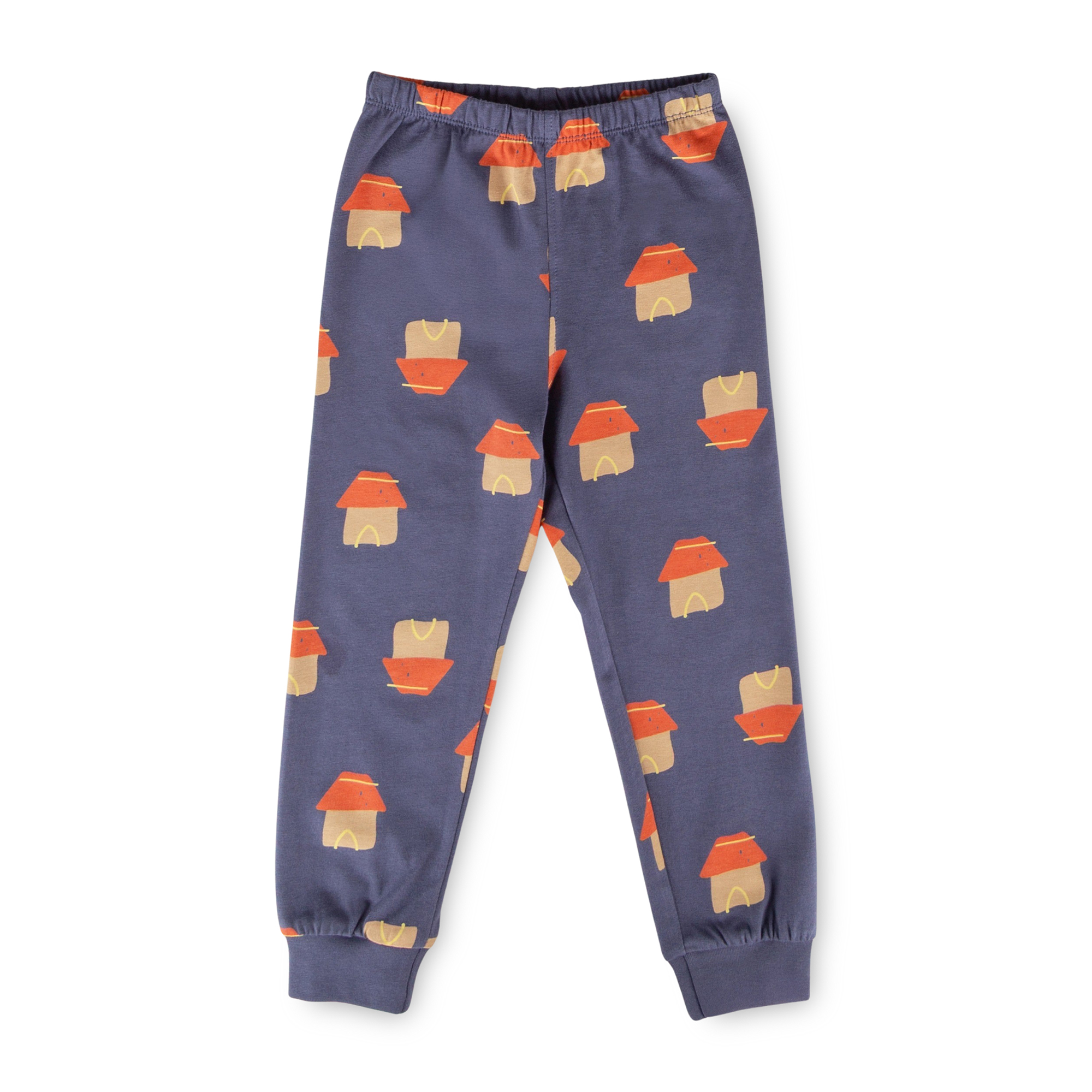 Children's short sleeve pajamas dog, red/blue