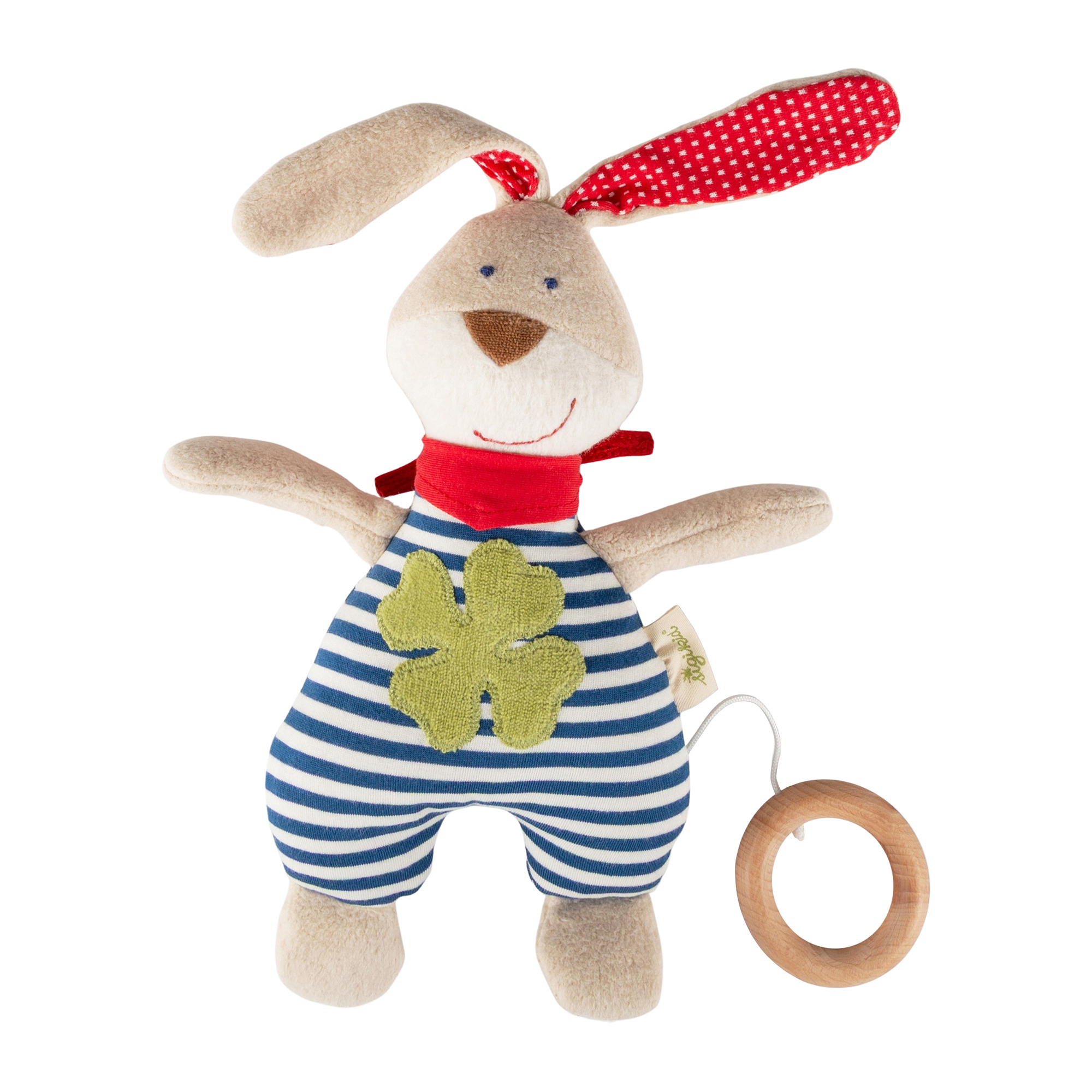 Musical soft toy rabbit, organic