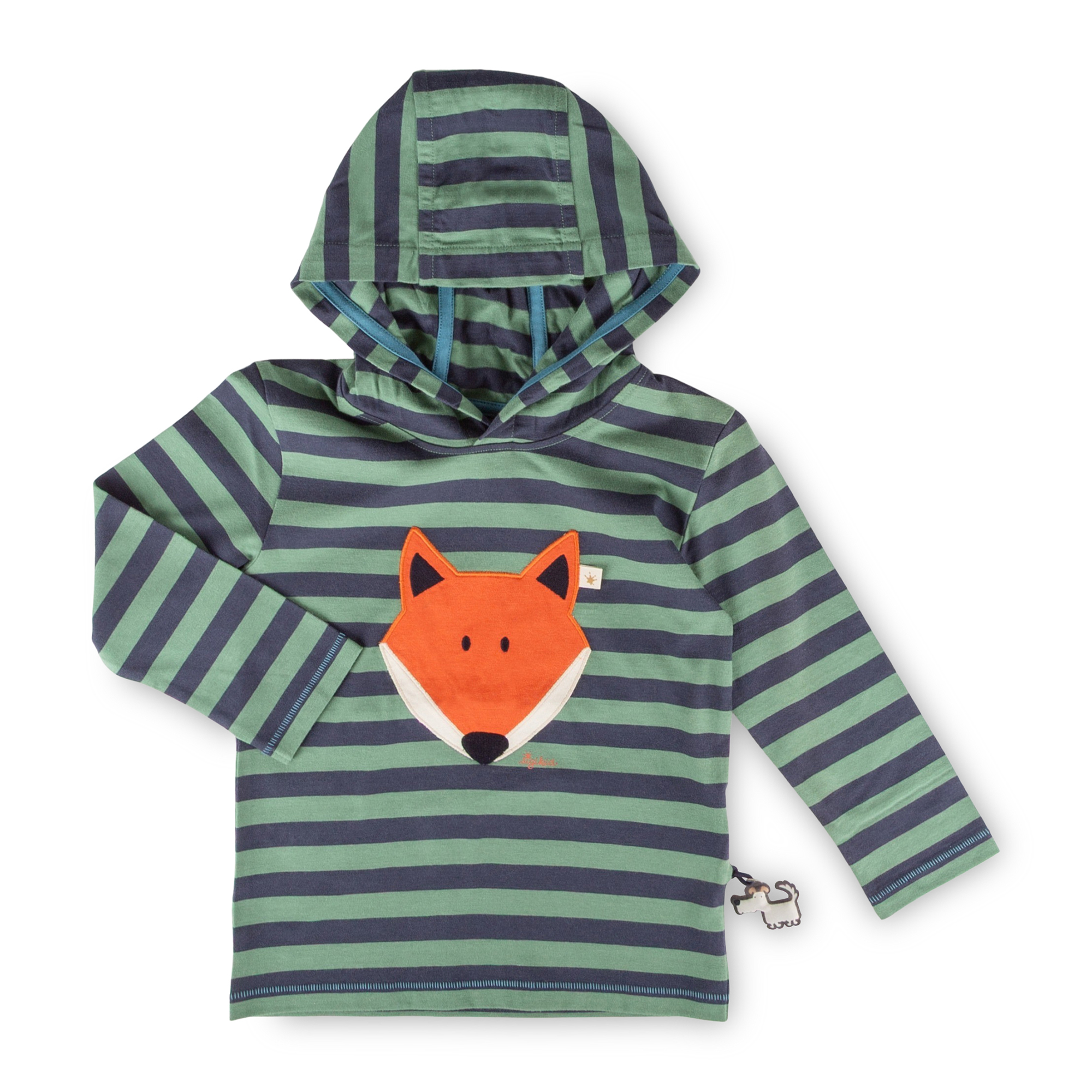 Children's hooded long sleeve Tee fox