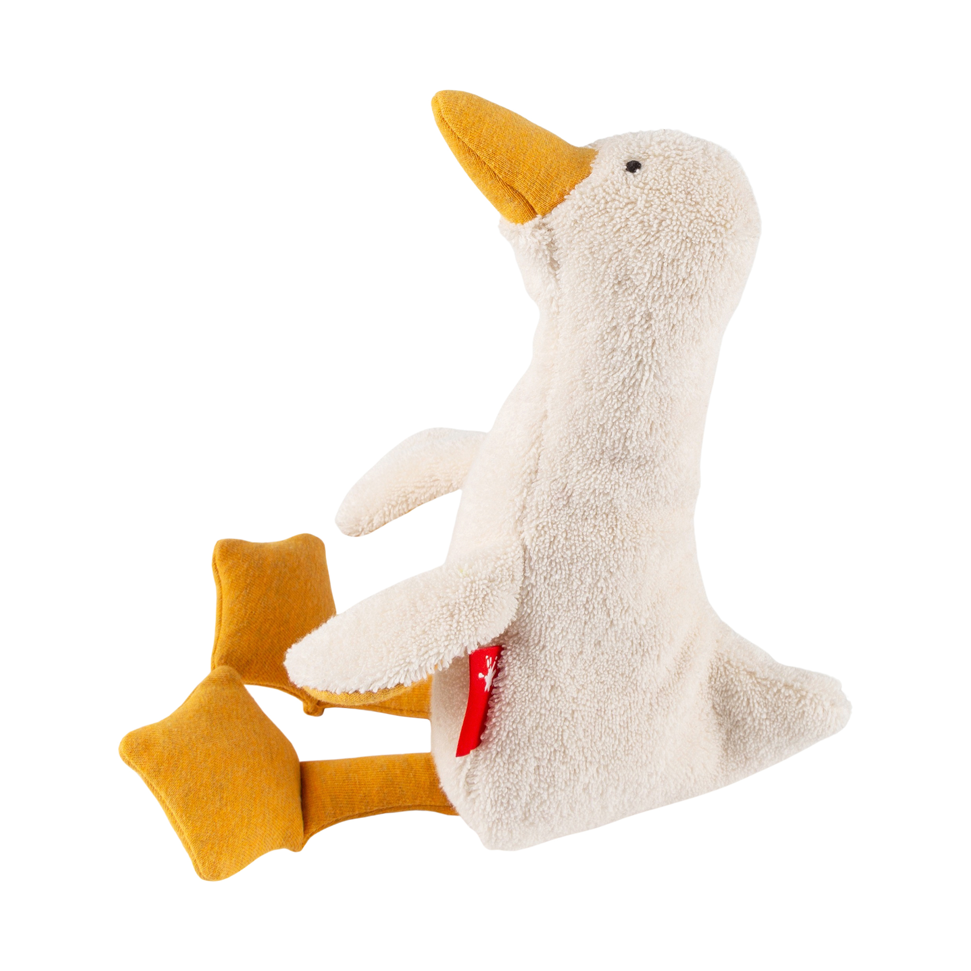 Kuscheltier Ente Natural Friends, weiß