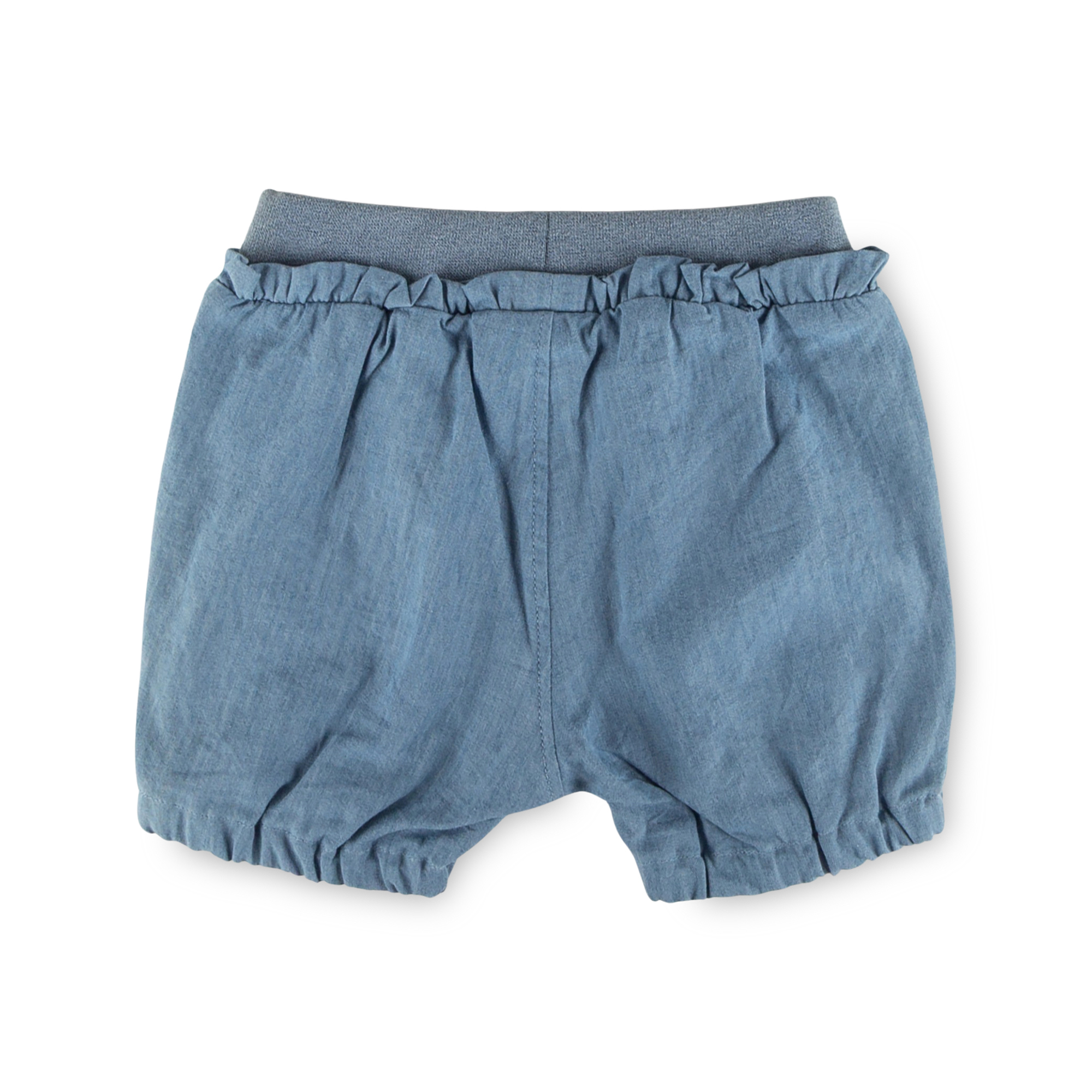 Light blue baby chambray shorts