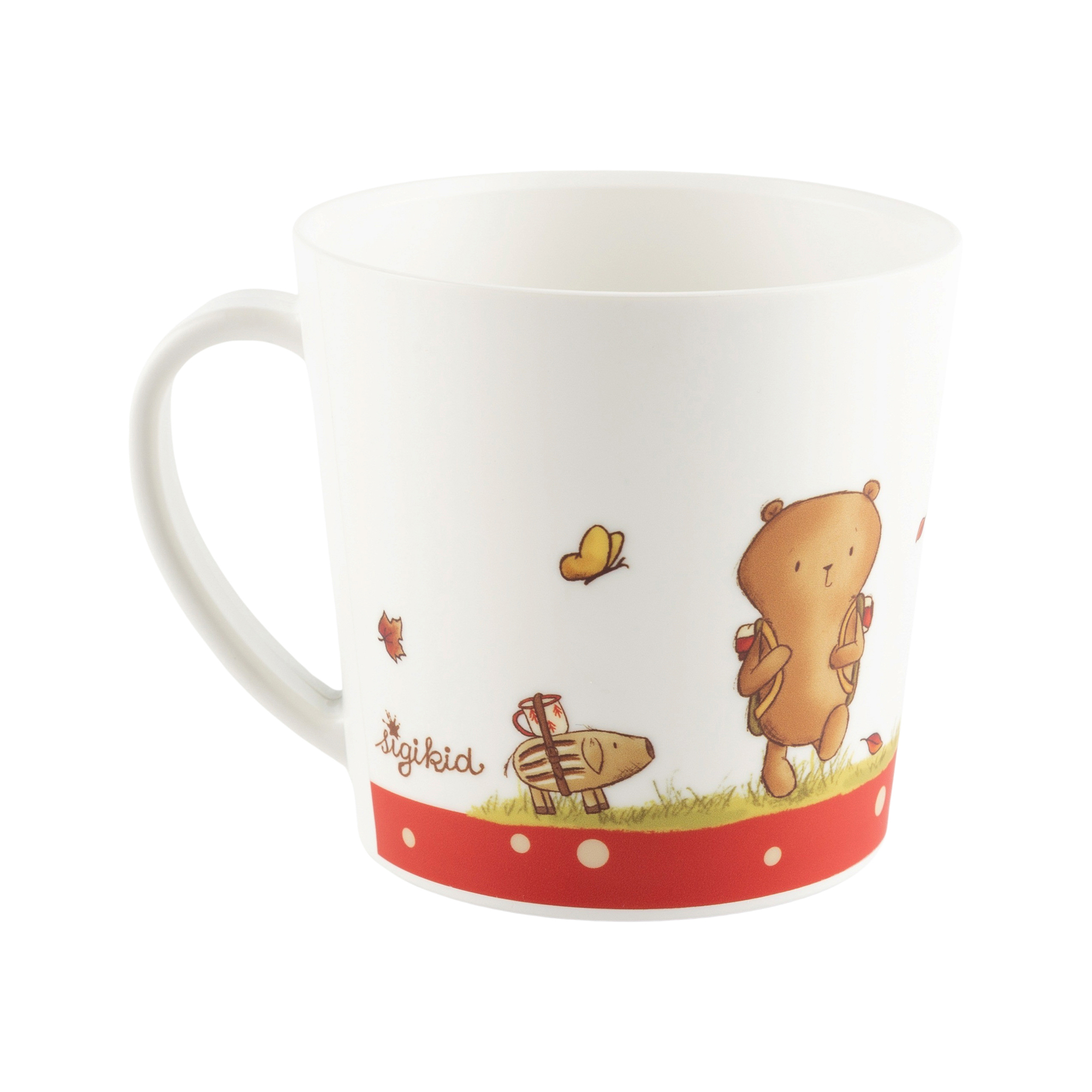 Children's mug beaverbear Mister O'Lui, rPET Children's mug beaverbear Mister O'Lui, rPET