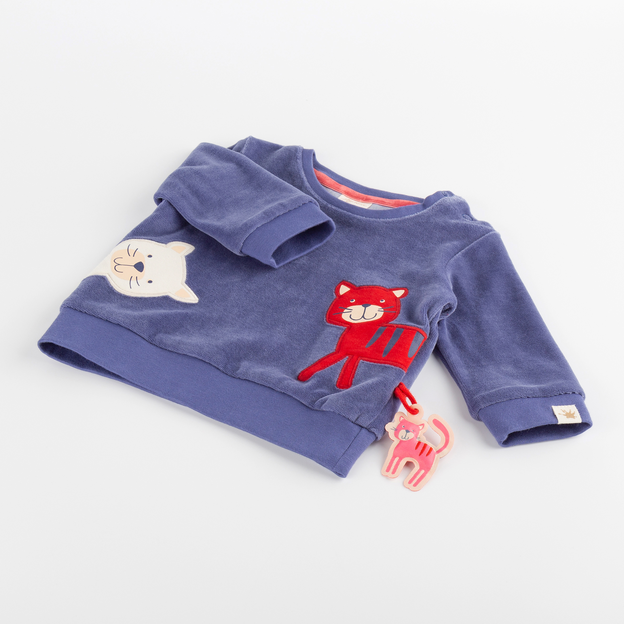 Baby velour long sleeve Tee Wild Cat