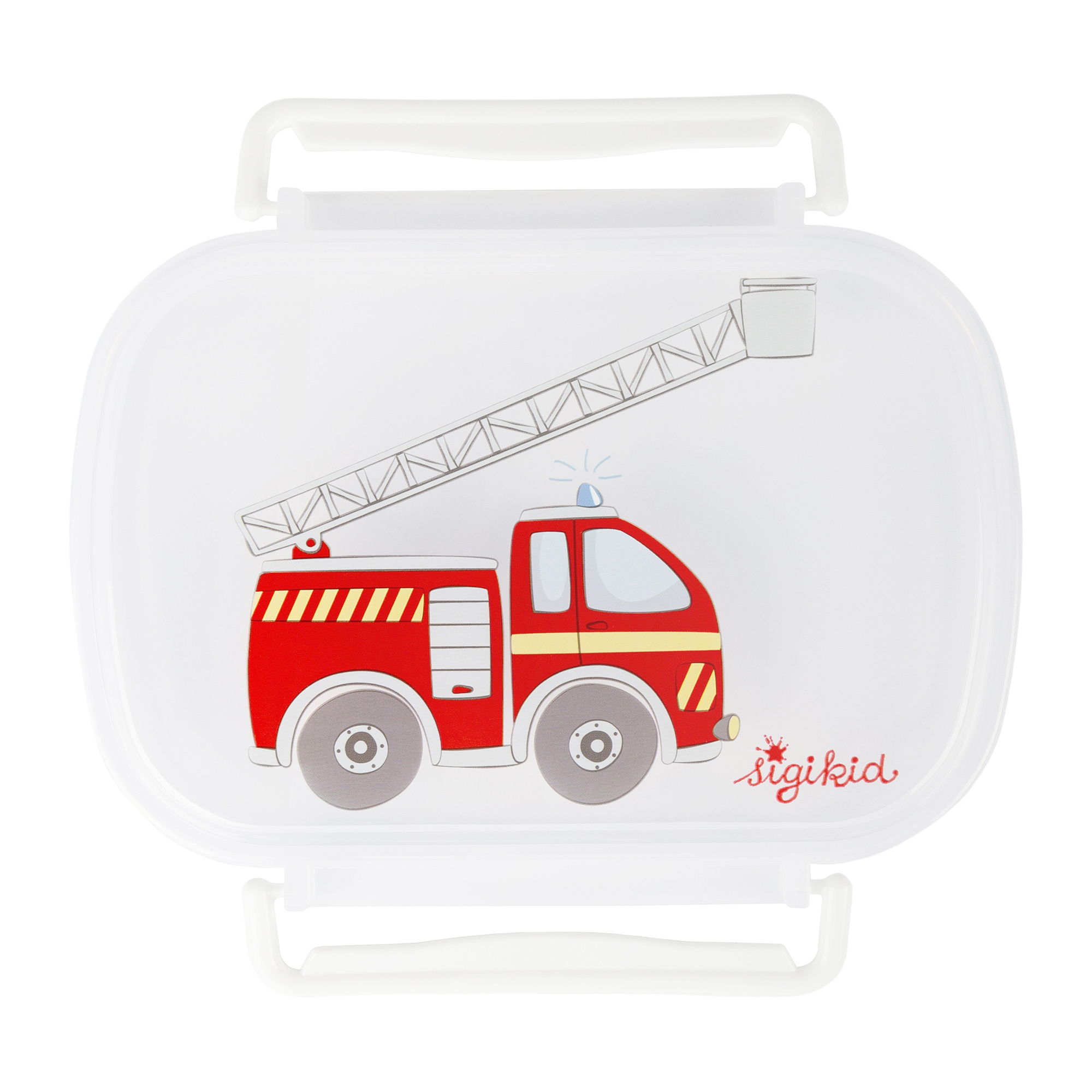 Replacement clip lid fire truck for lunch box 25408
