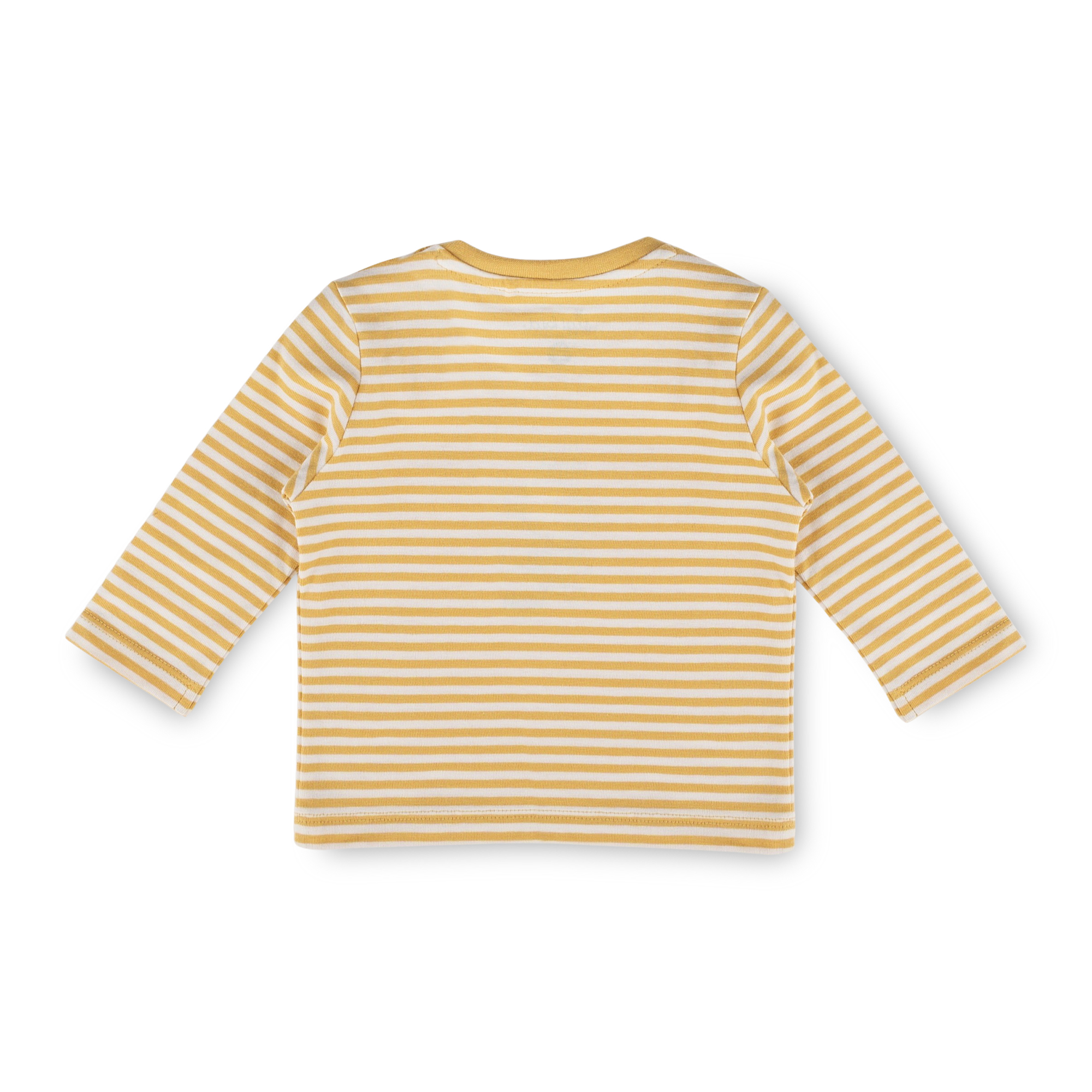 Newborn baby long sleeve Tee mouse, yellow/white