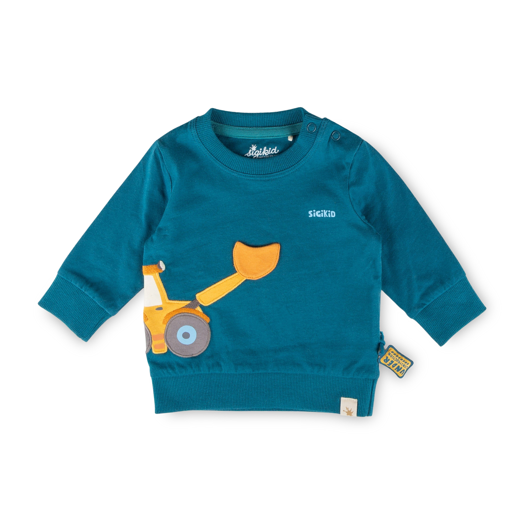 Baby long sleeve Tee Tractor & Co, mini pocket