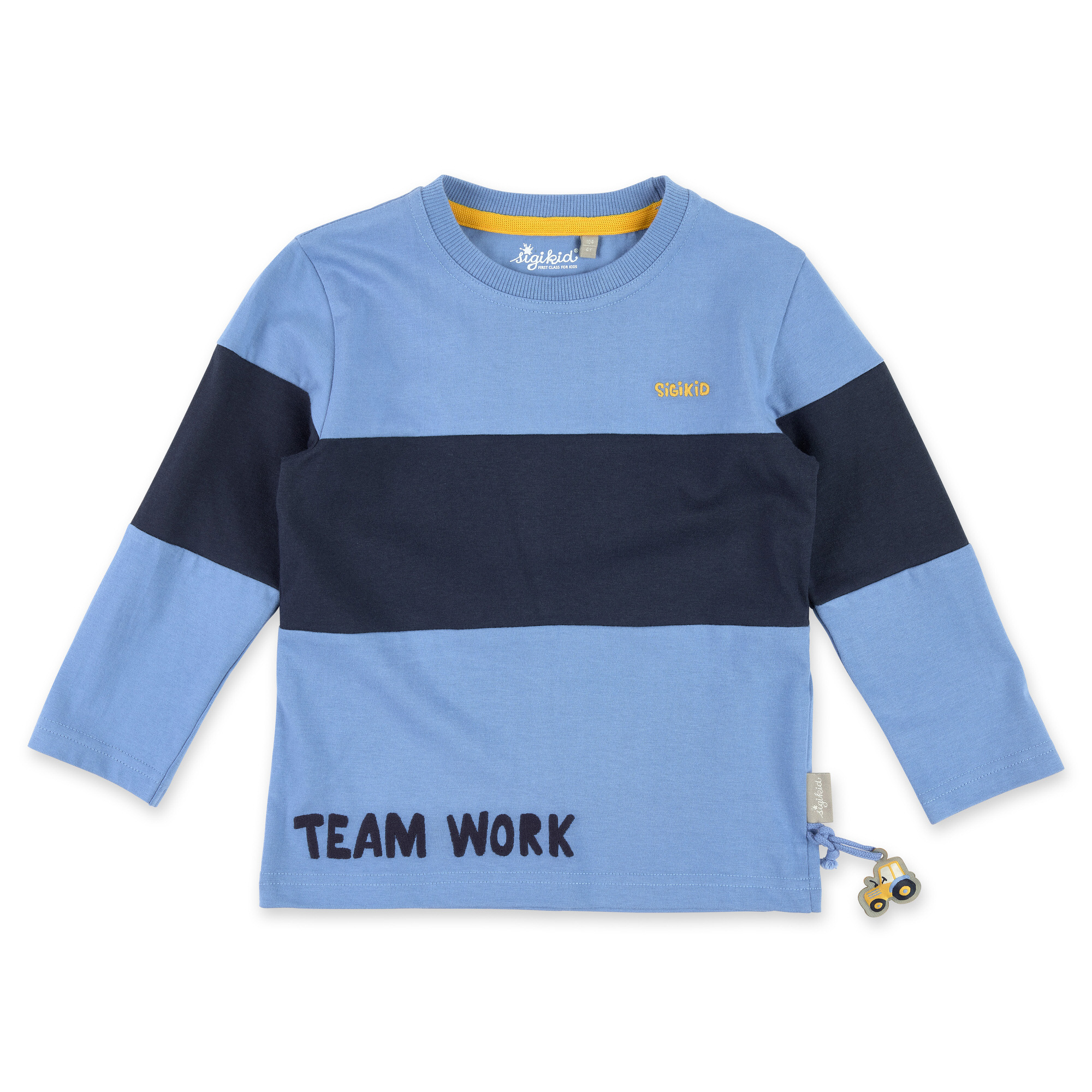 Children's long sleeve Tee Team Work, blue