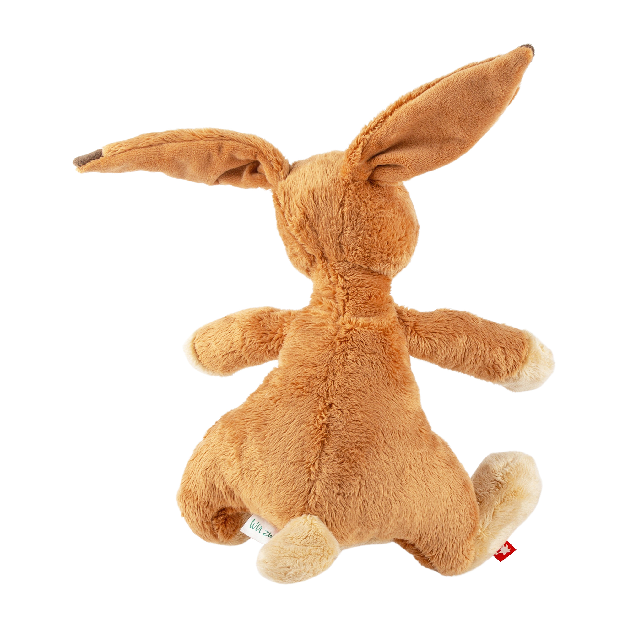 Plush hare, children's book "Wir zwei..." (You and me) by Michael Engler