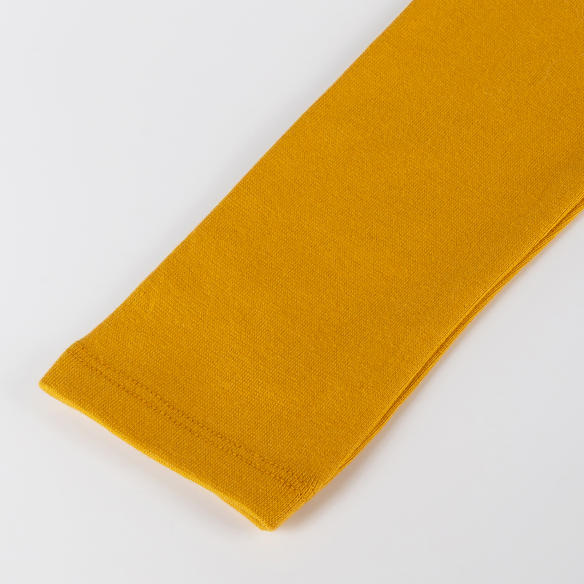 Children's rib knit leggings, yellow