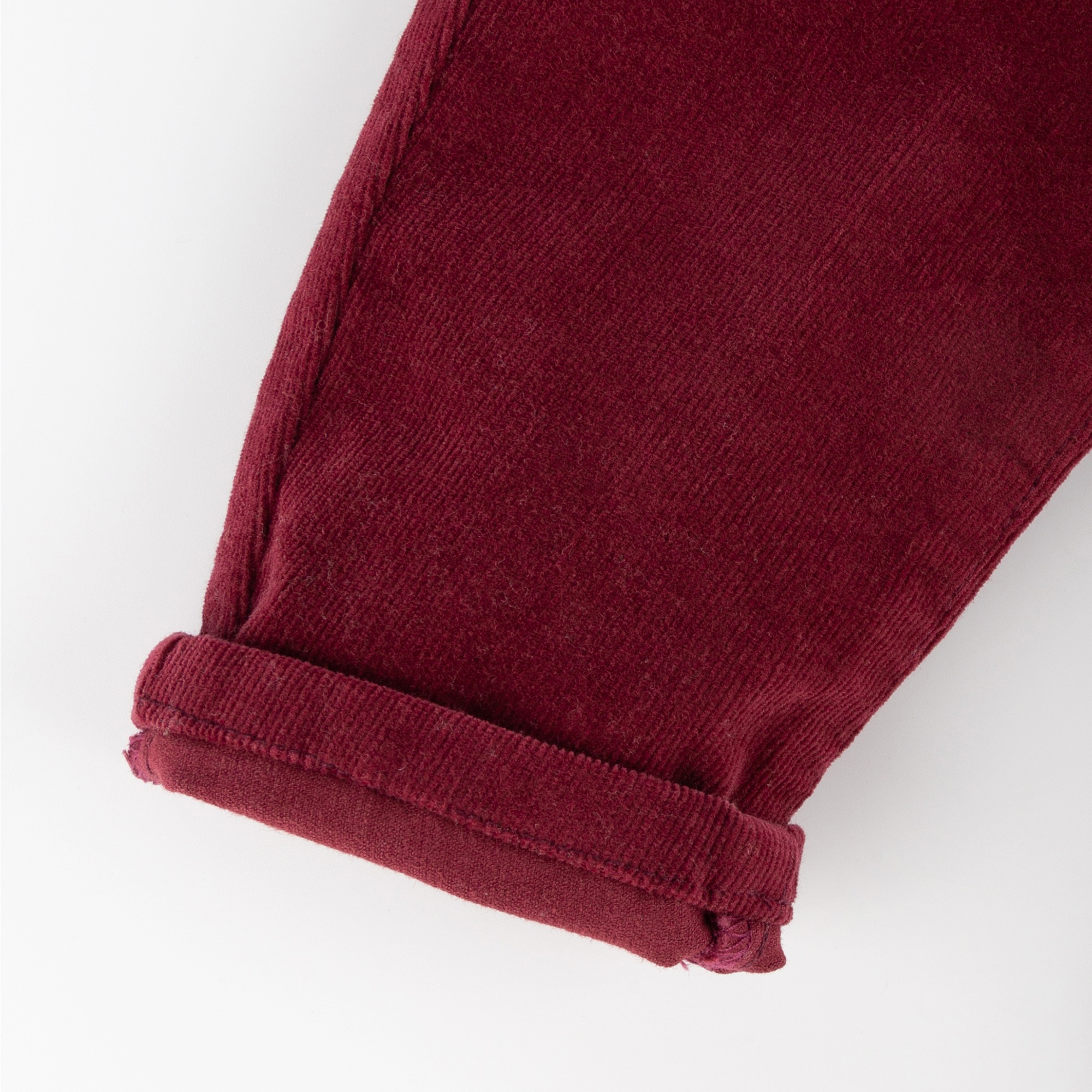 Baby corduroy pants, dark red