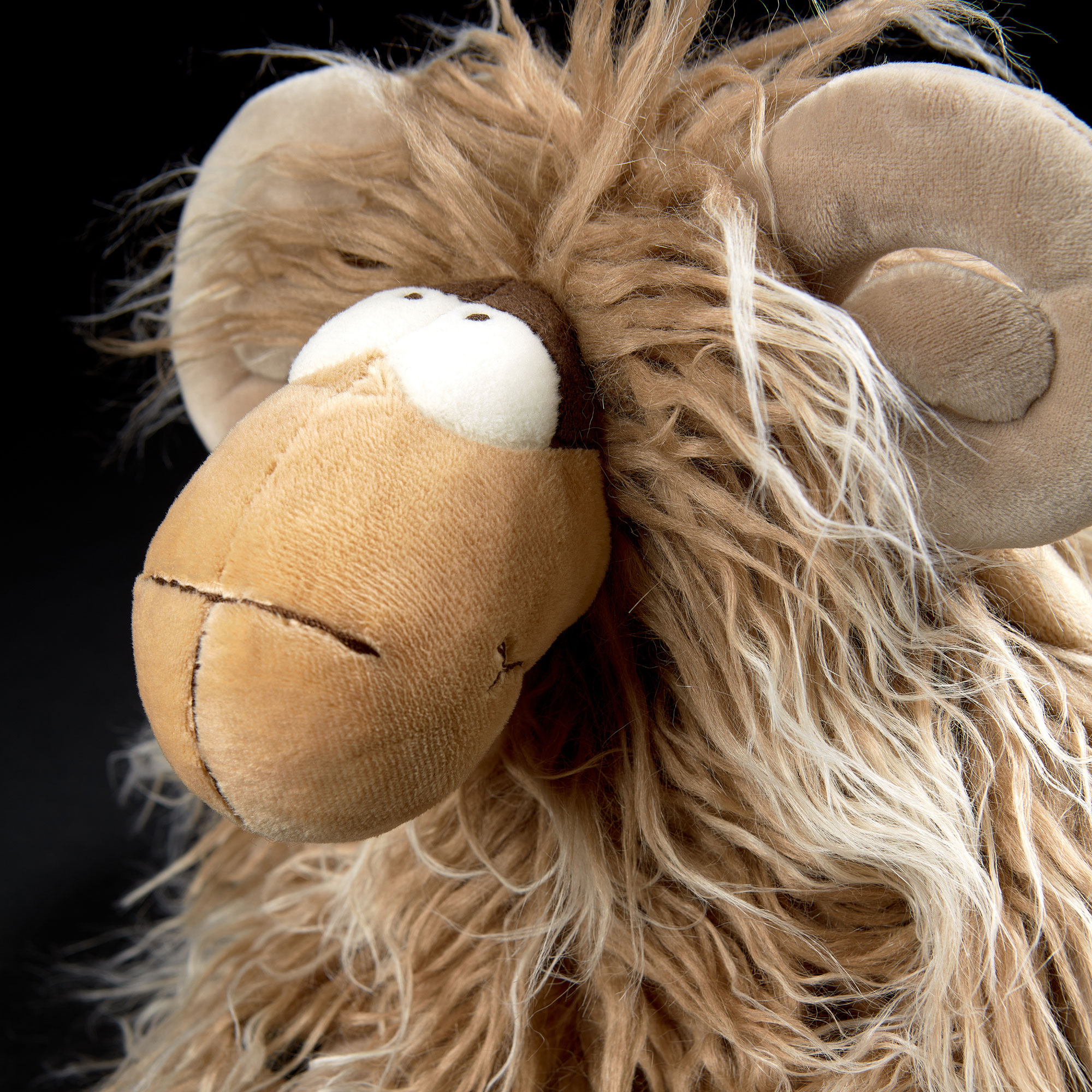 Plush toy ram sheep Moufflon Muff, Beasts collection Plush toy ram sheep Moufflon Muff, Beasts collection