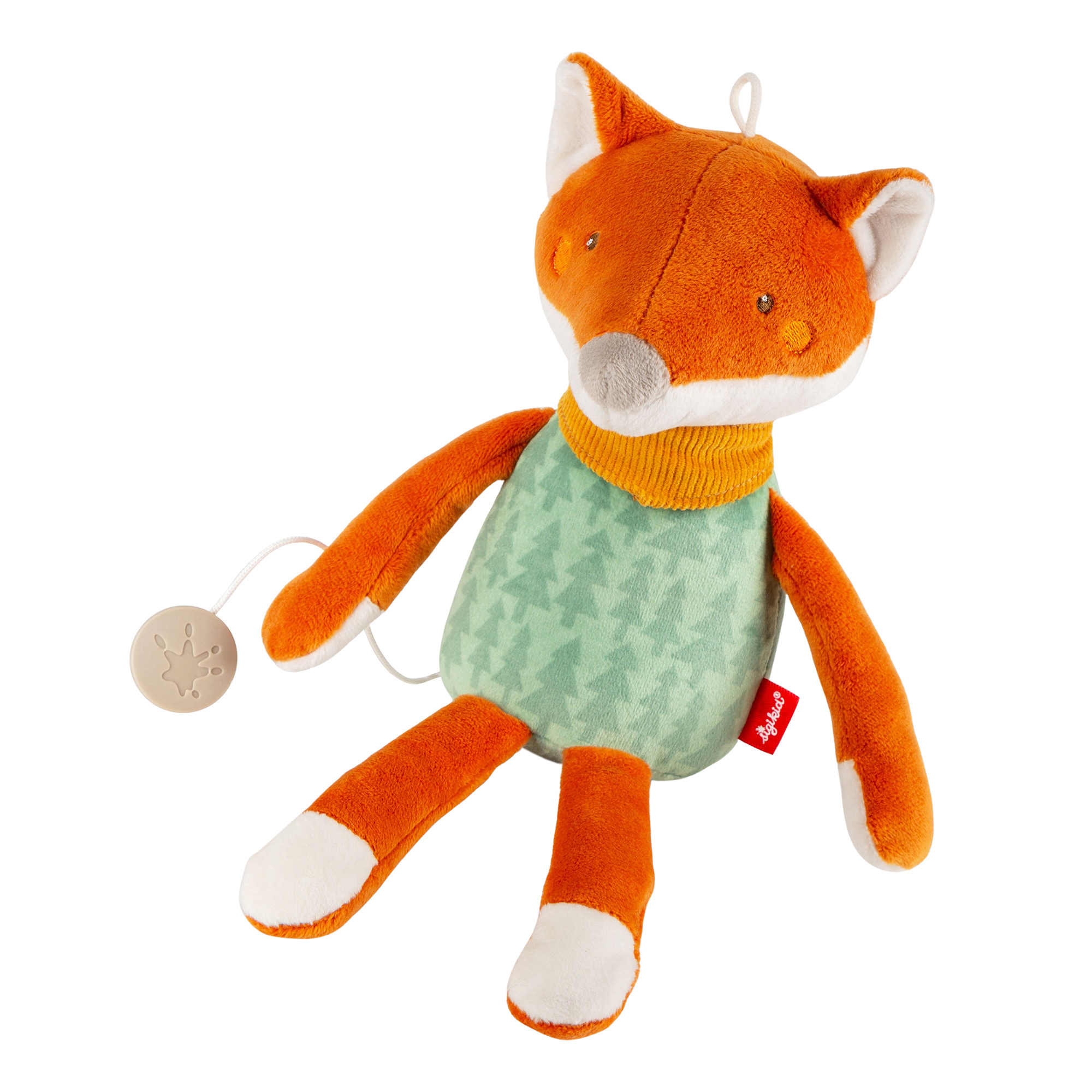 Musical baby soft toy fox, Wolly Wood