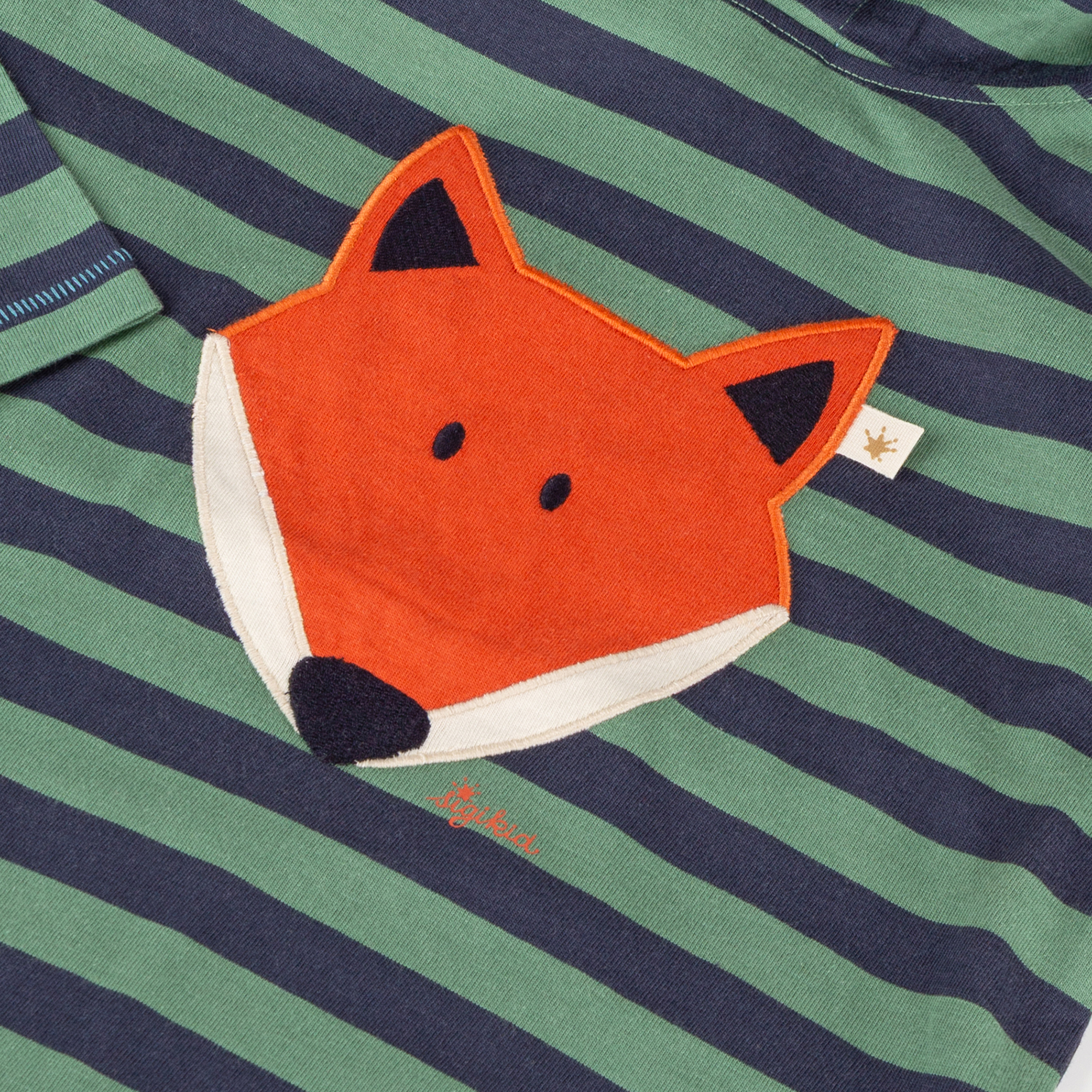 Children's hooded long sleeve Tee fox