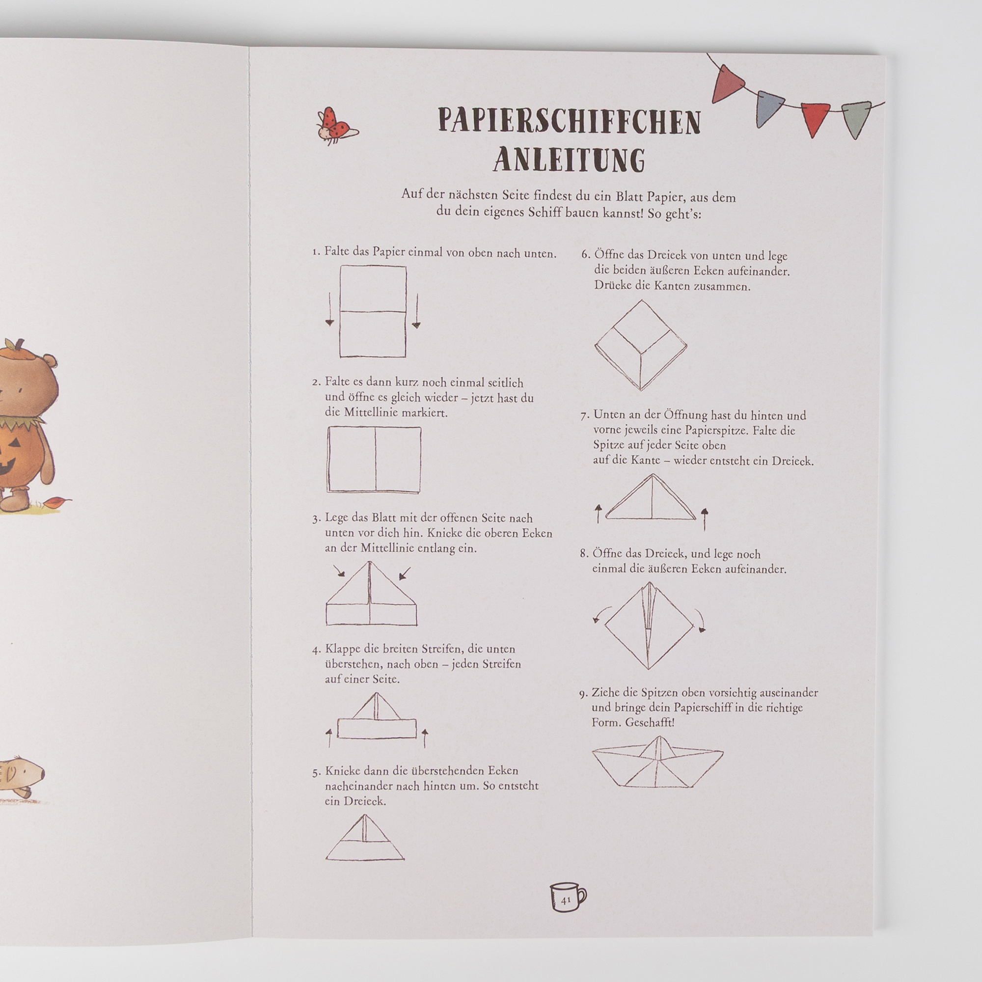 Kinderbuch Mister O'Lui - Basteln & Spielen