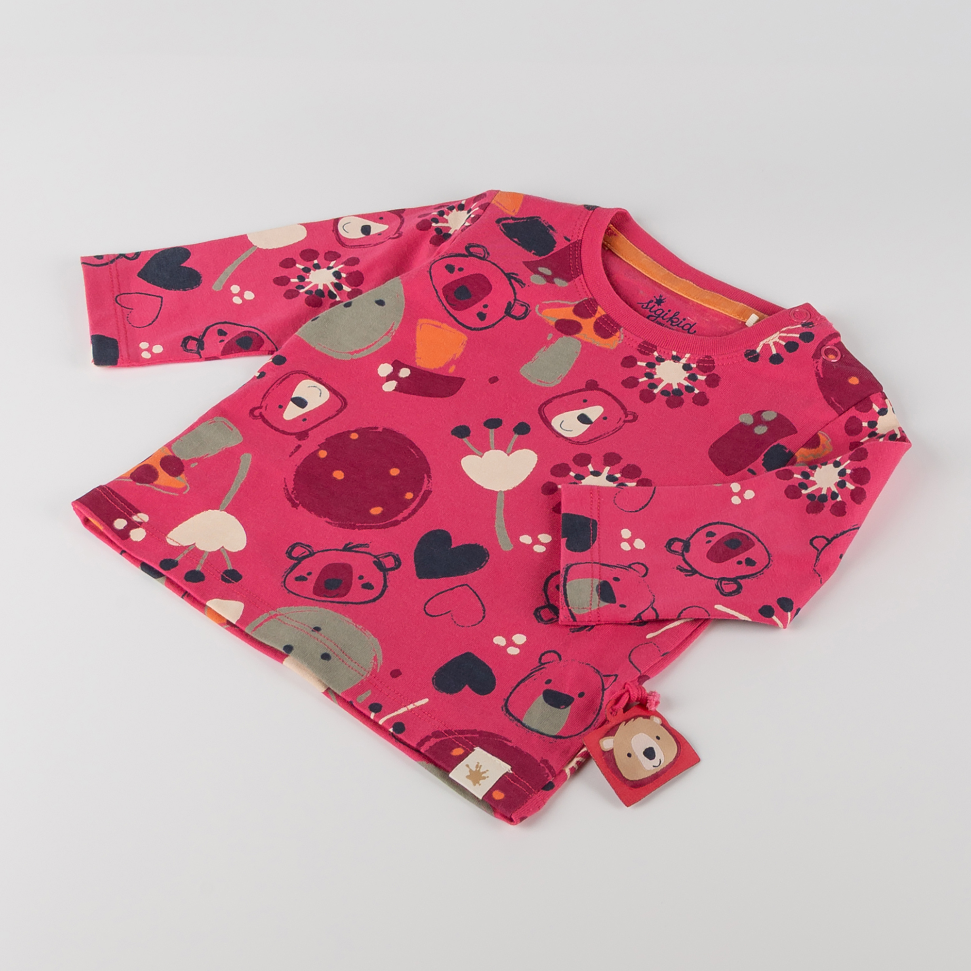 Baby long sleeve Tee Fancy Forest print