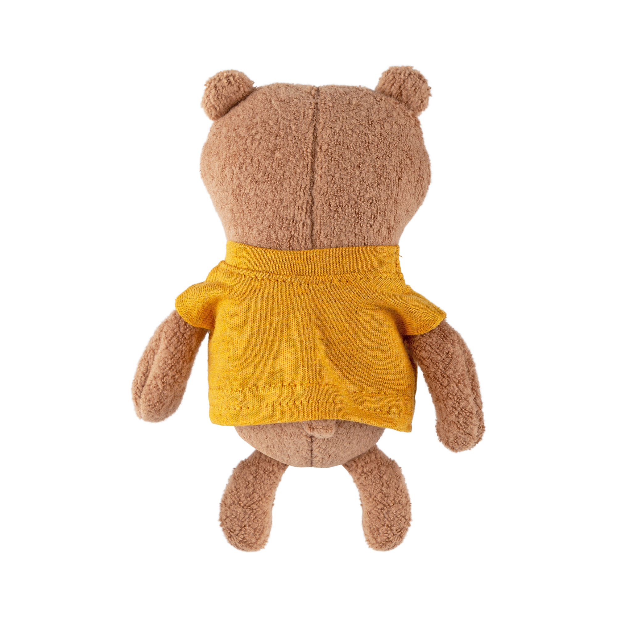 Kuscheltier Biberbär Mister O'Lui mini, gelber Hoody