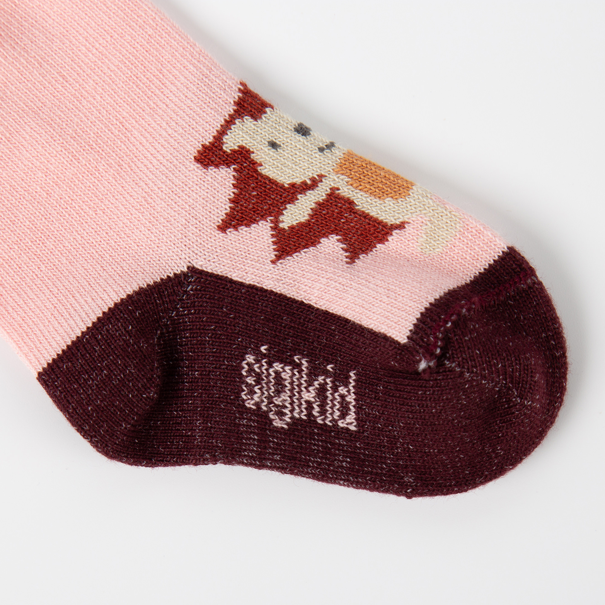 3 pair set baby socks hedgehog/squirrel