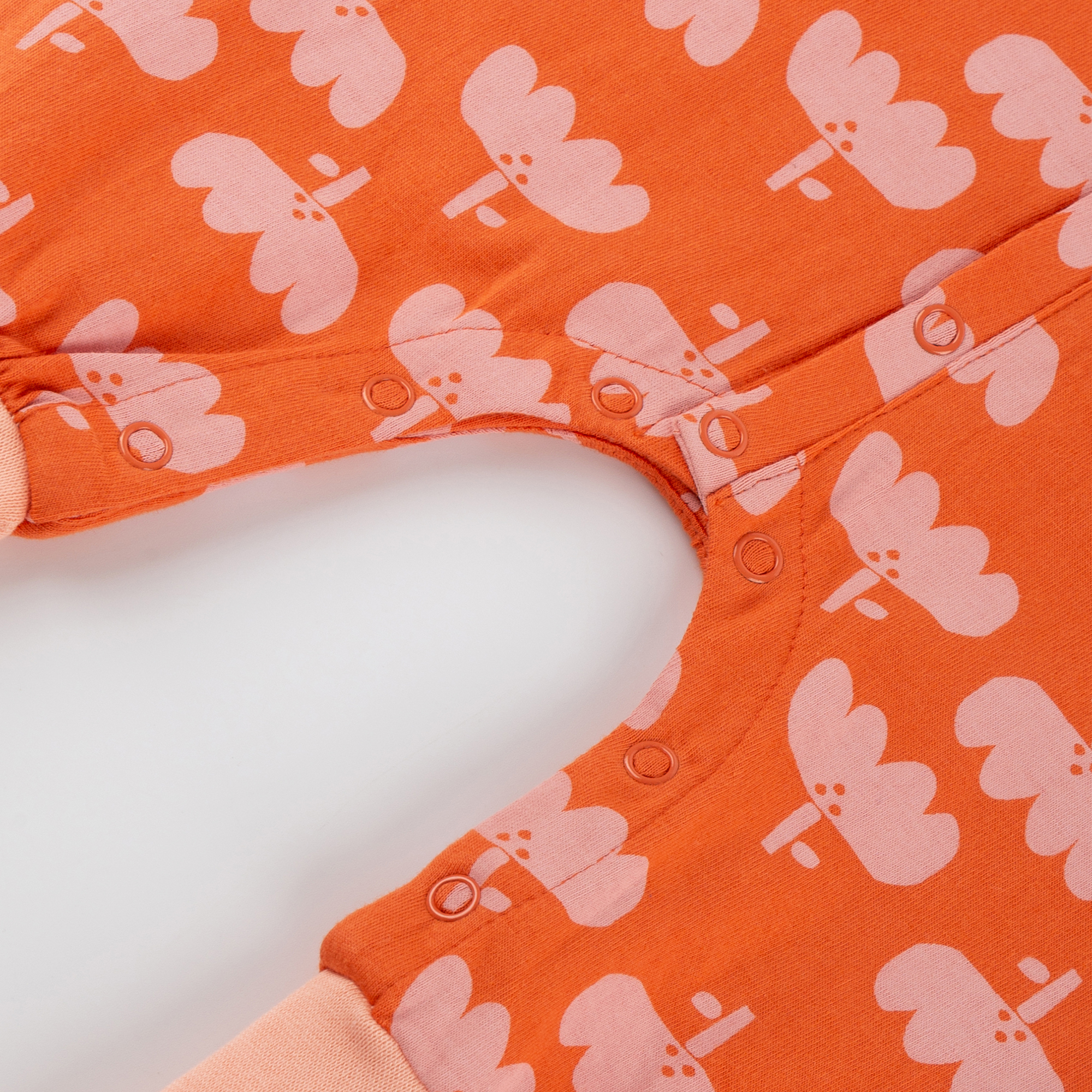 Baby long sleeve romper sleepsuit flower print