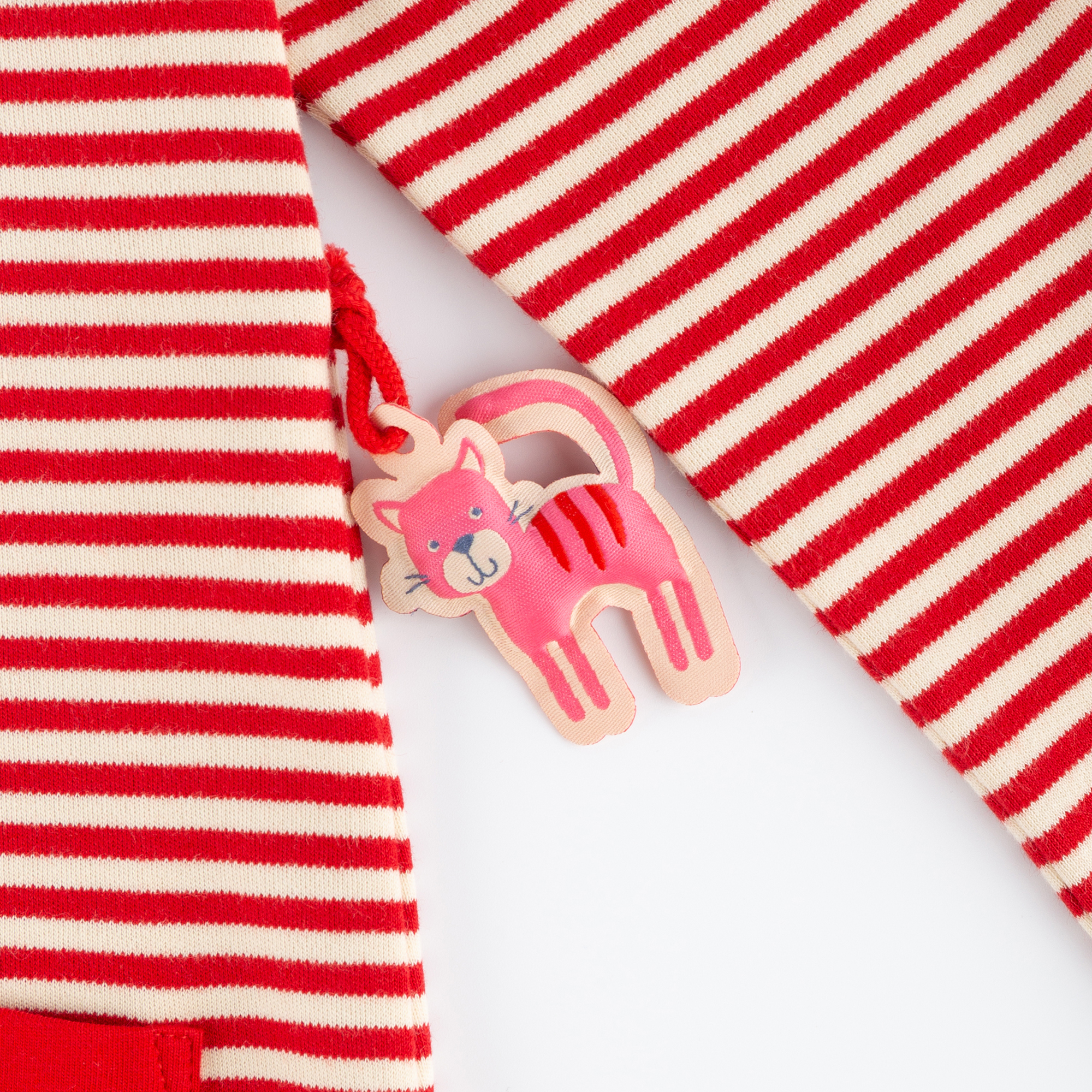 Striped children's dress with pockets, Wild Cat