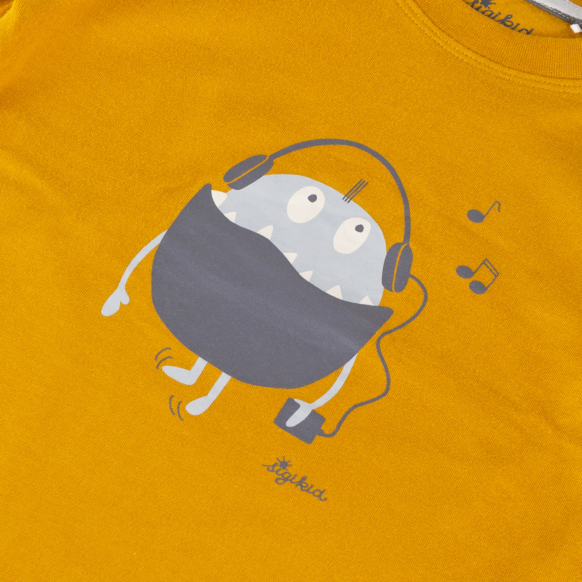 Children's long-sleeved pajamas music monster