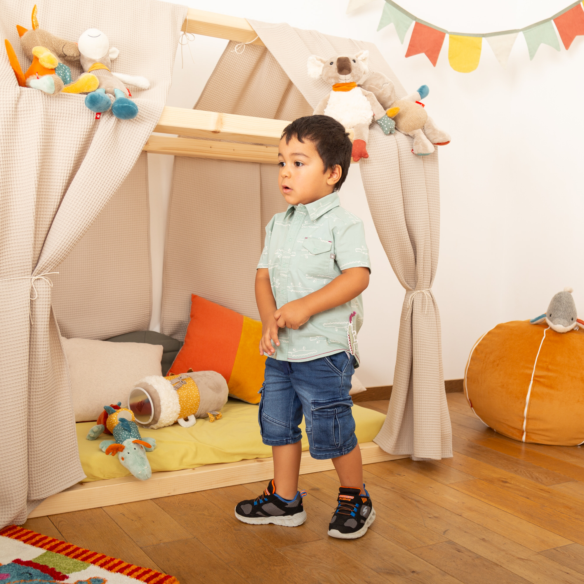 Stretchy jeans bermuda shorts for boys Stretchy jeans bermuda shorts for boys