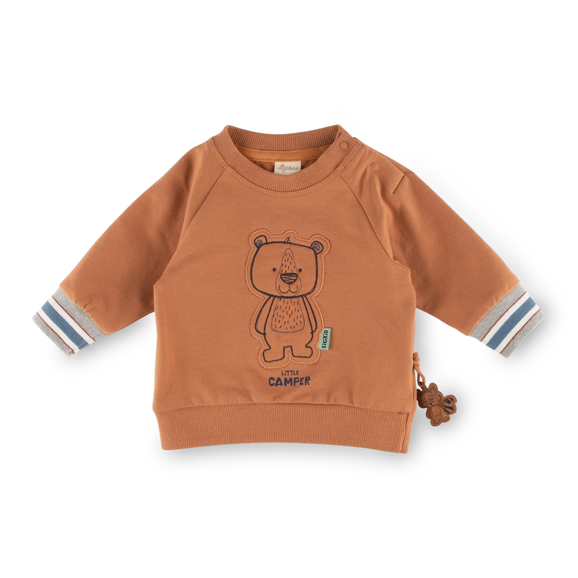 Baby Sweatshirt mit Bären Motiv, braun