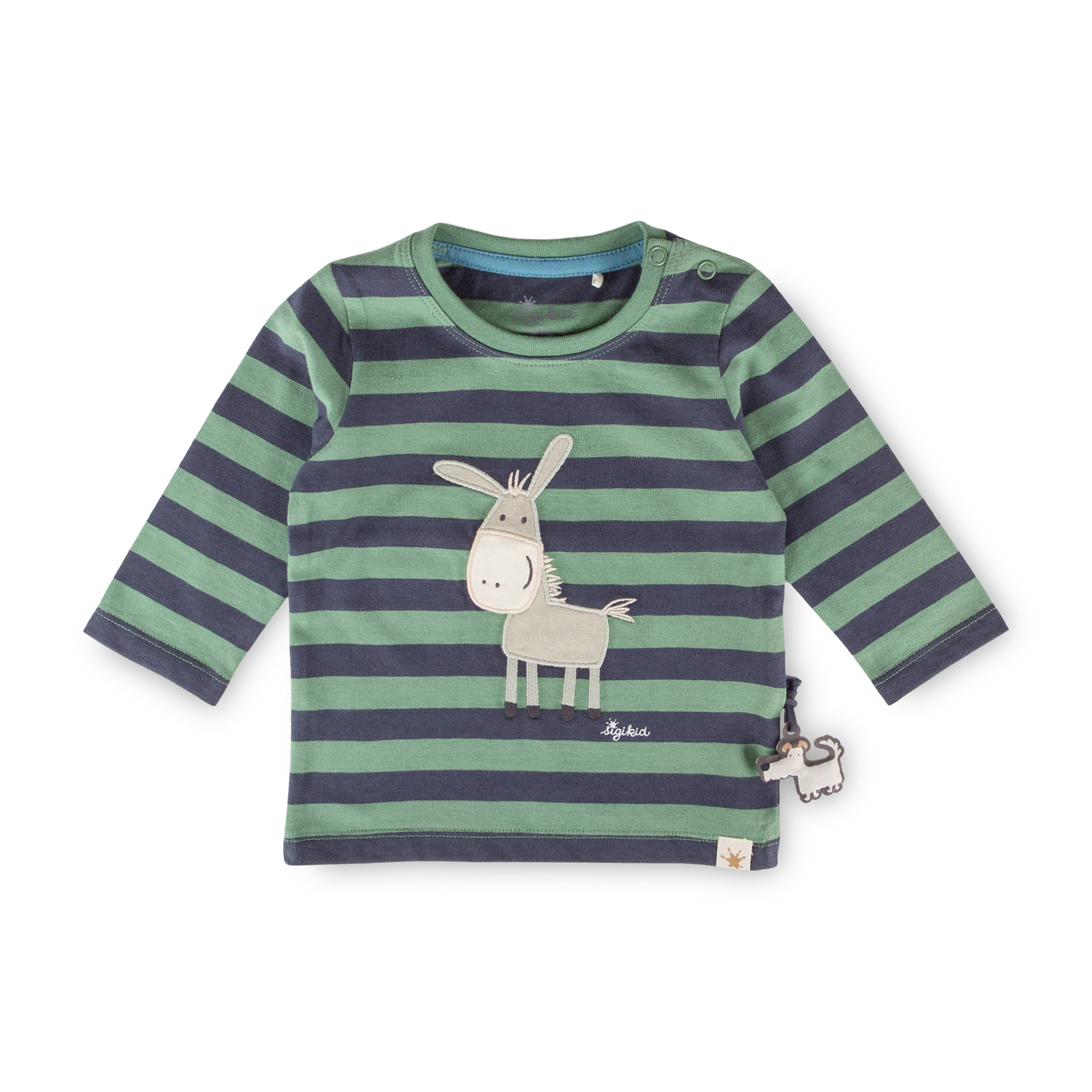 Baby long sleeve Tee donkey, striped