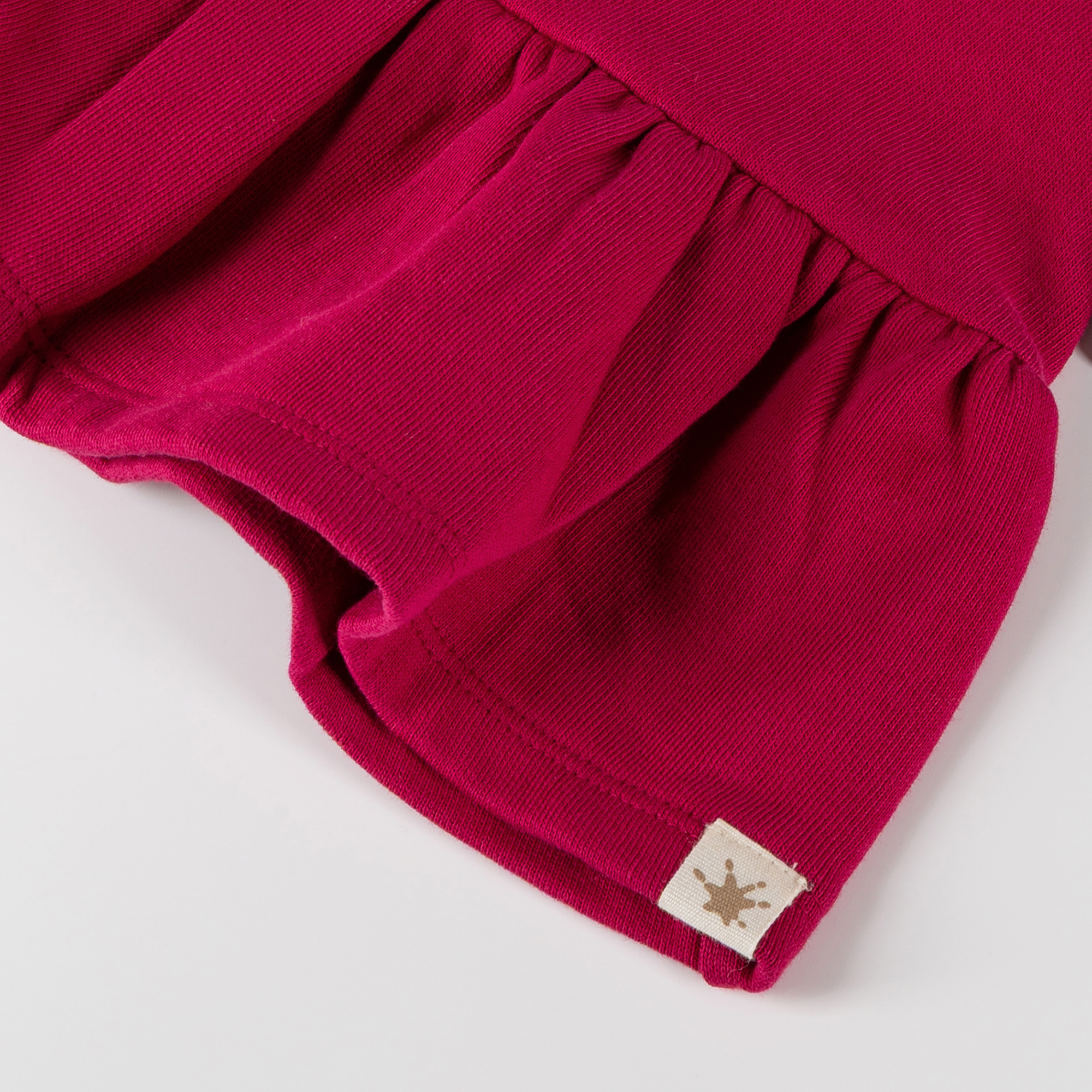 Baby Sweatkleid Hase, pink