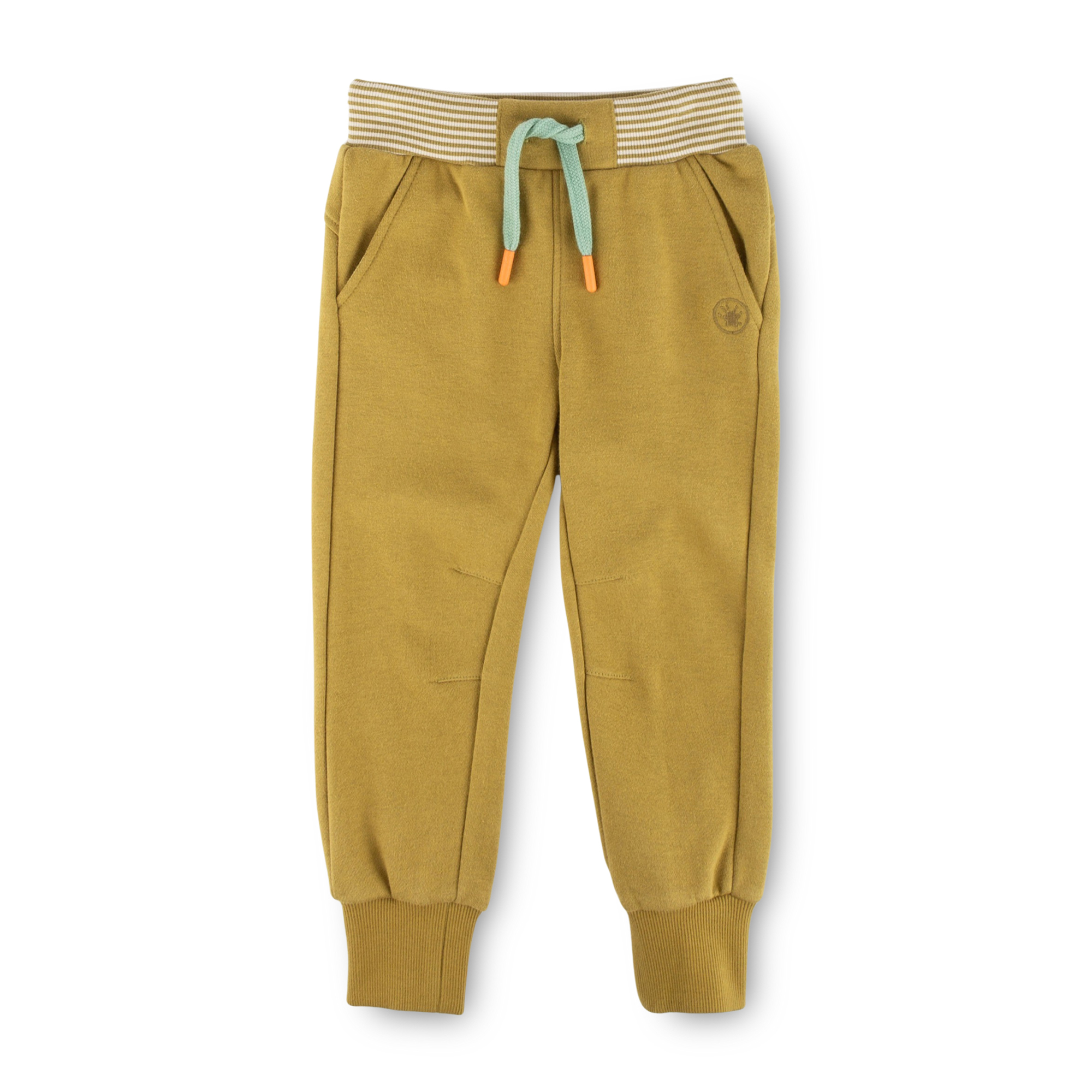 Children's sweat pants khaki green, Jungle