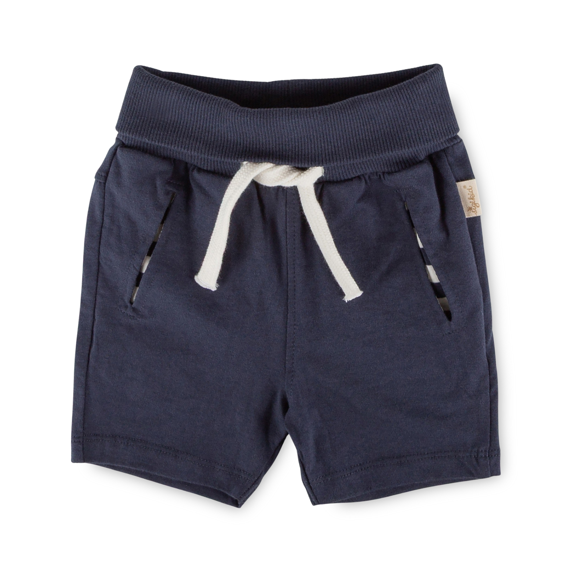 Jersey Babyshorts dunkelblau, Happy Holidays