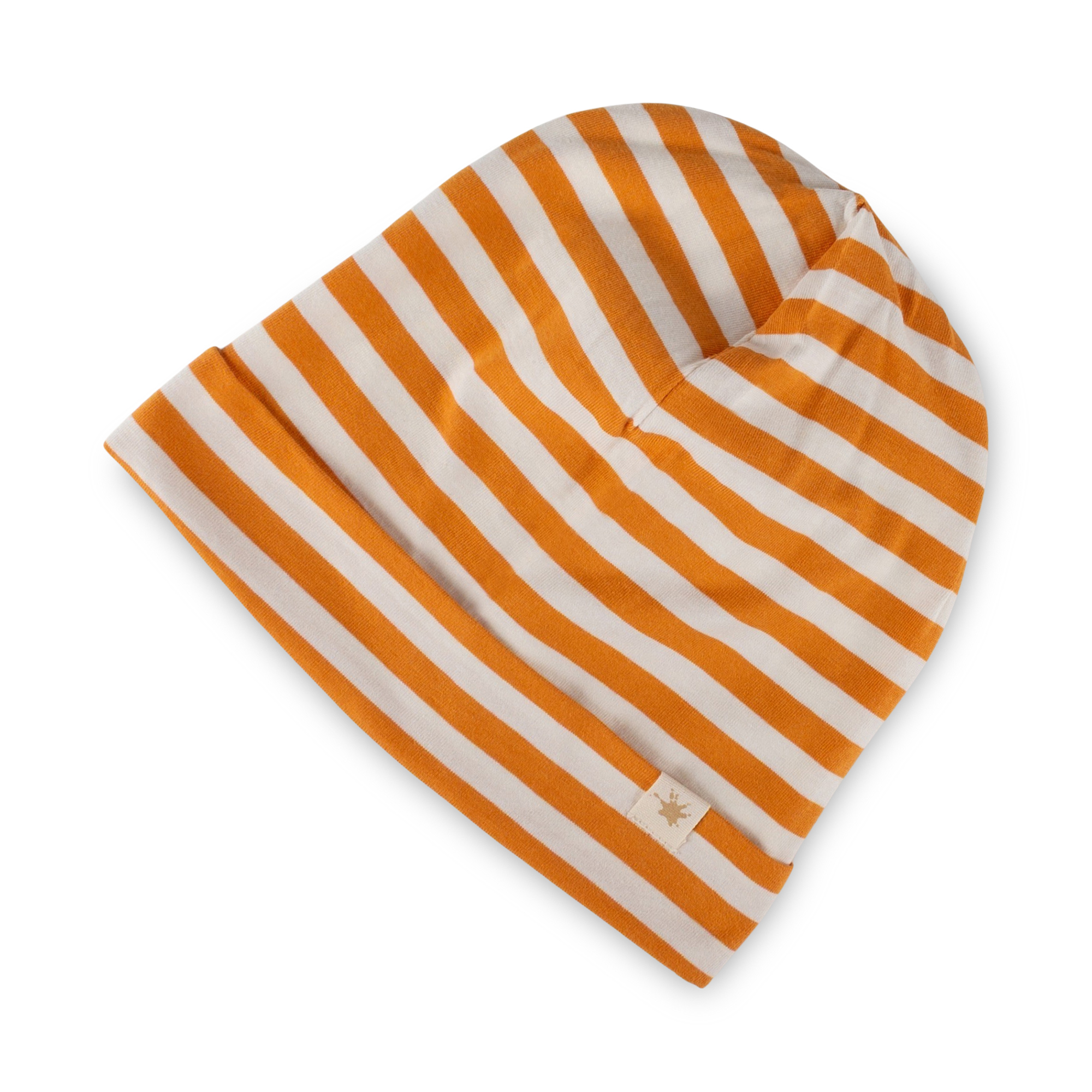 Children's beanie hat yellow/white, Polar Friends