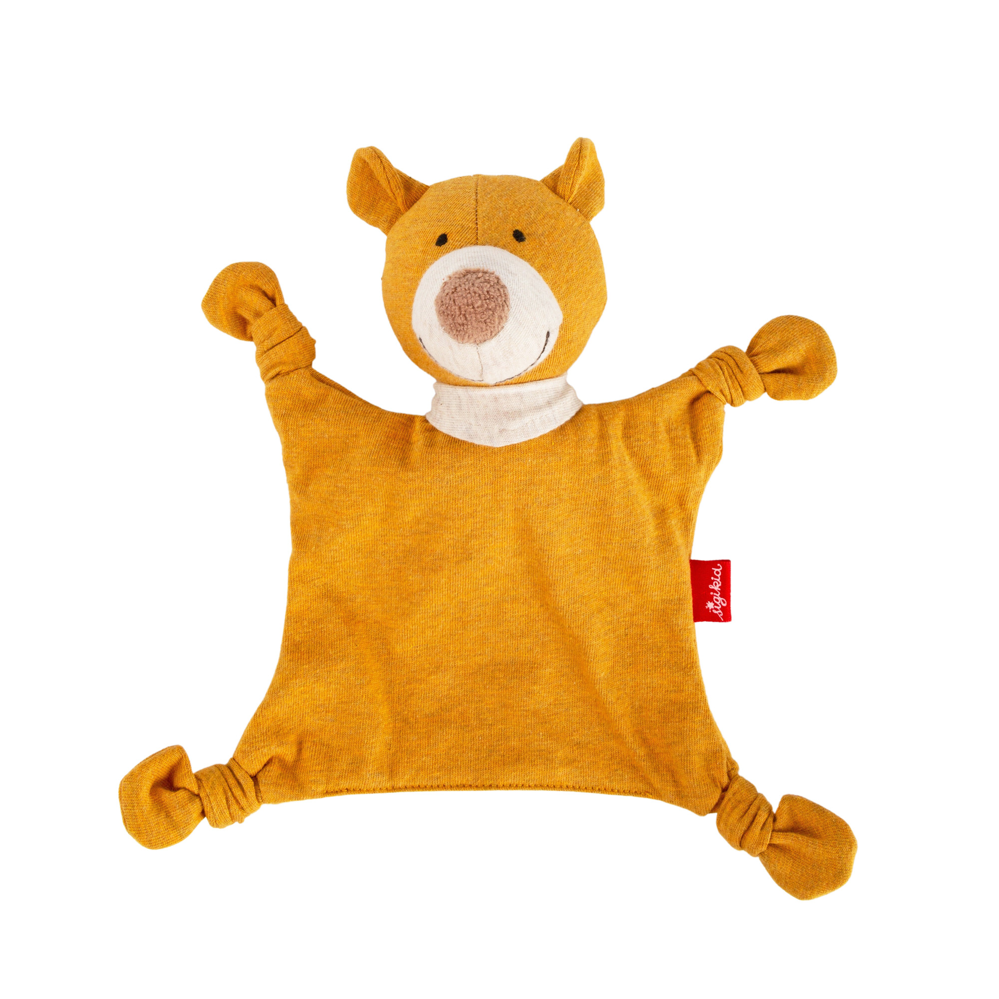 Baby comforter bear, yellow, small Baby comforter bear, yellow, small