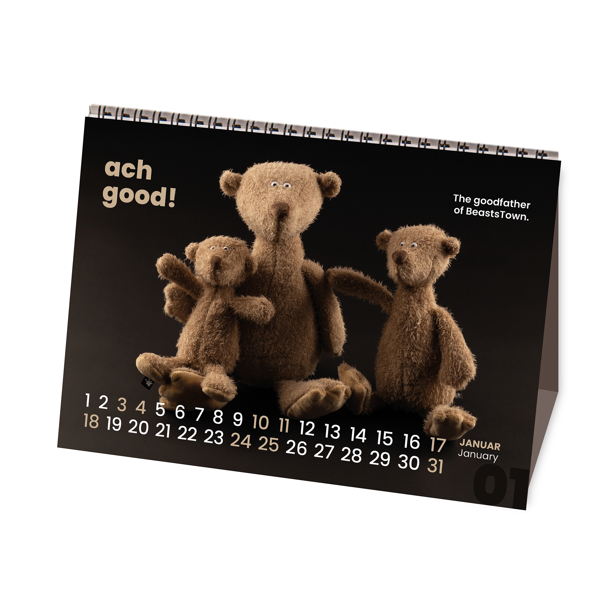 Beasts Tischkalender 2026