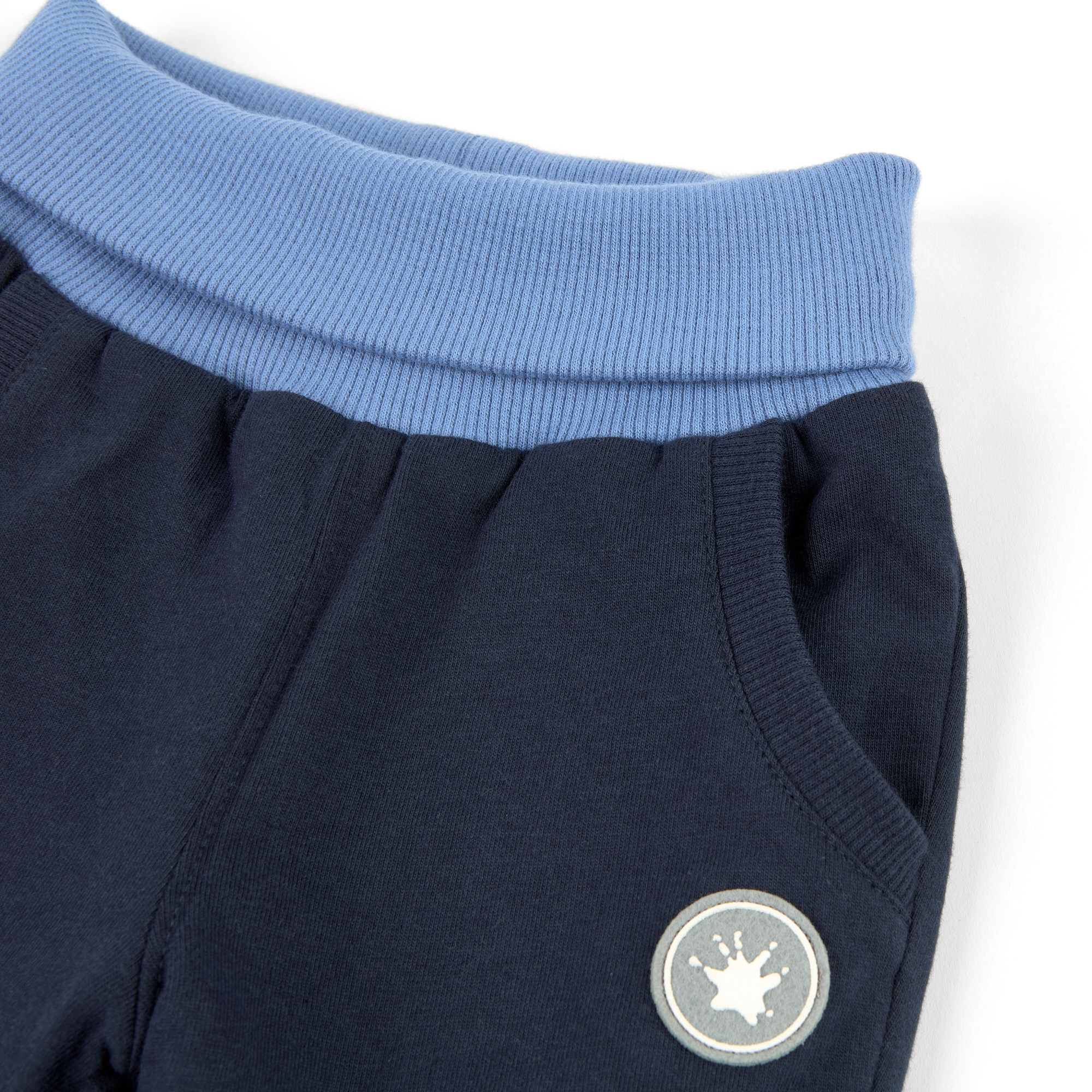 Reversible baby soft pants, dual-layered