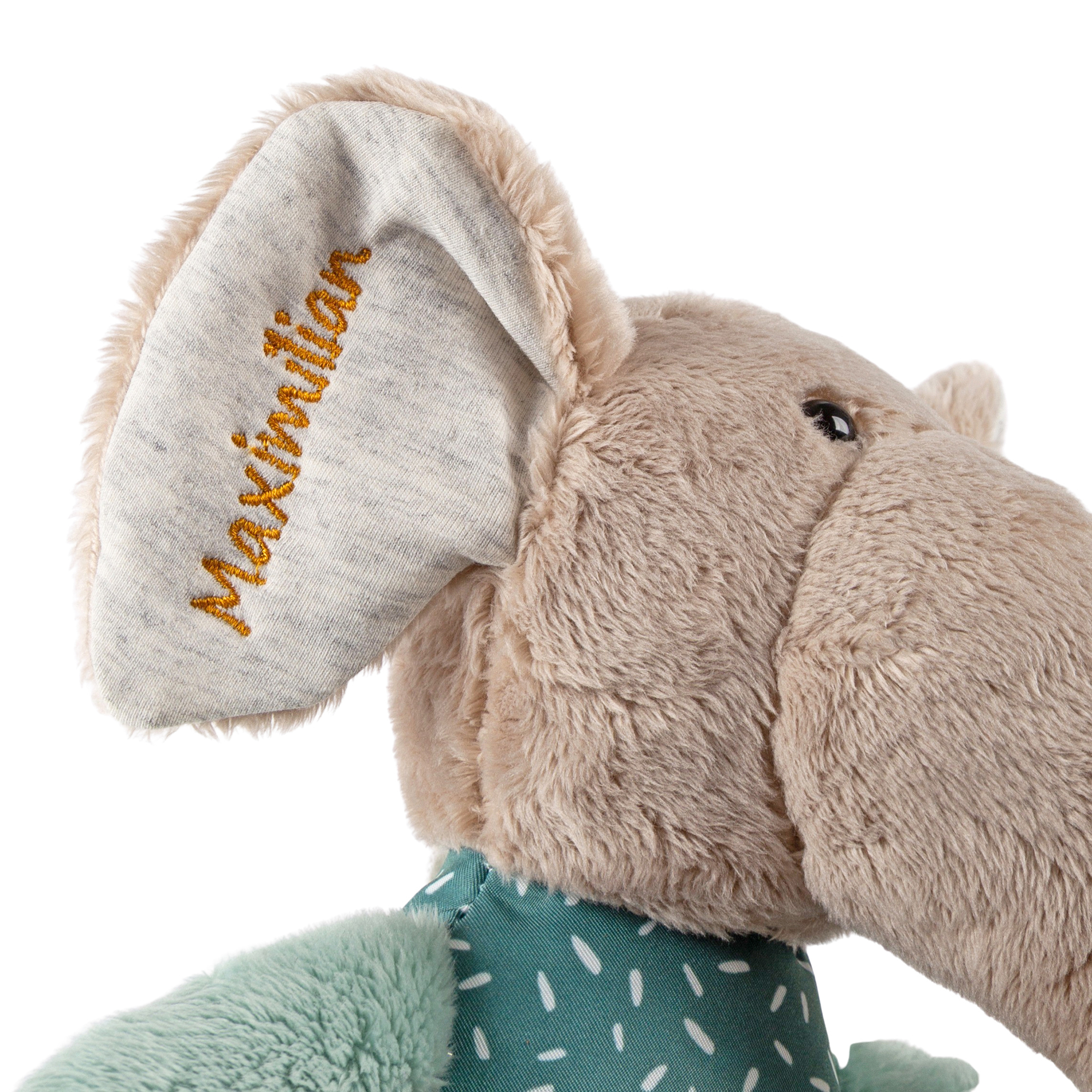 Musical activity soft toy elephant, name embroidery Musical activity soft toy elephant, name embroidery